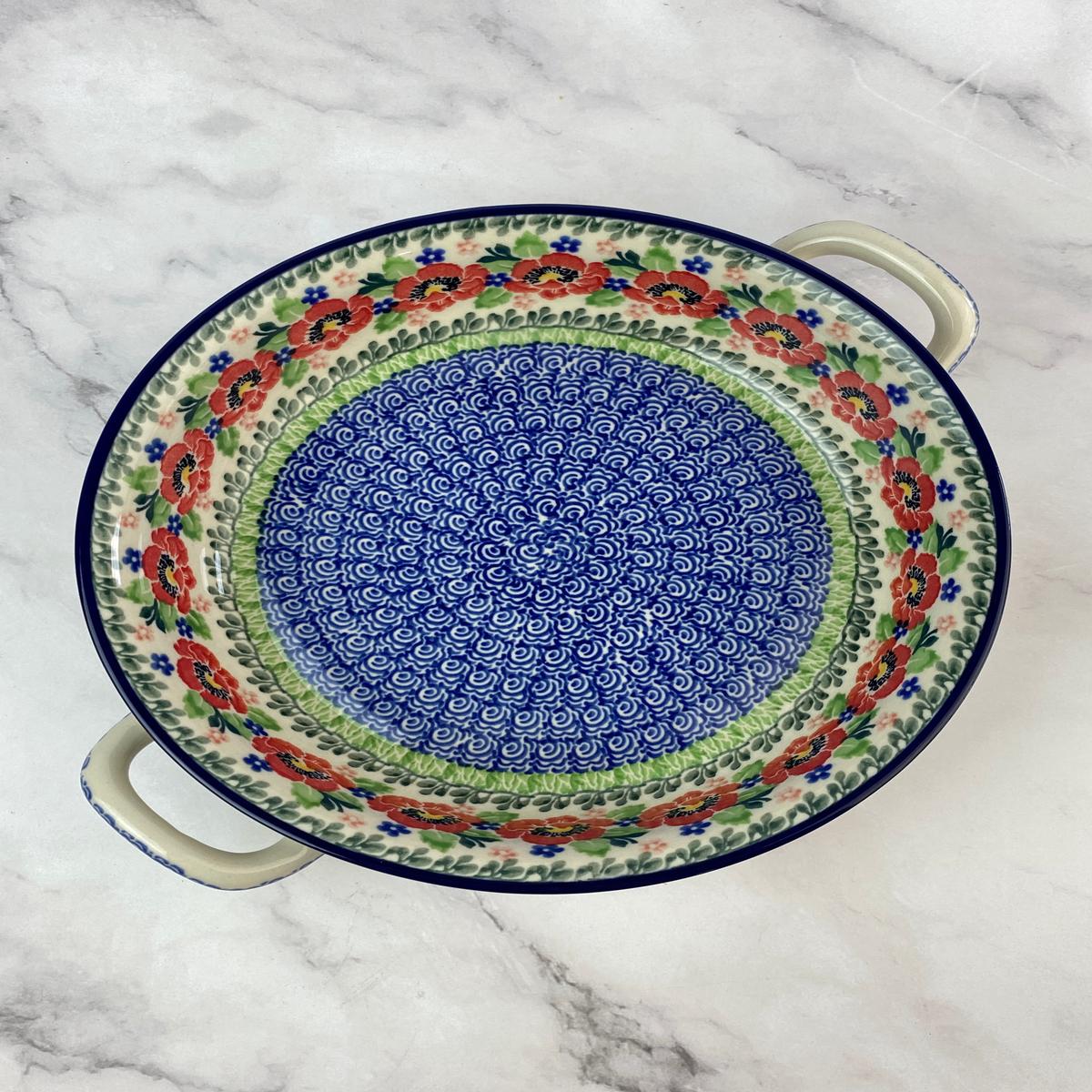 8 Round Baker With Handles - Shape 419 - Pattern 3219