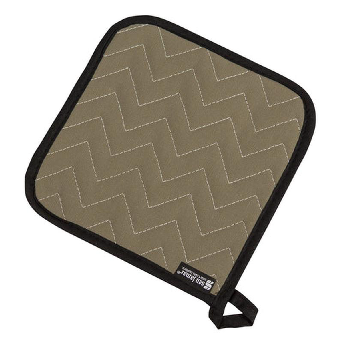 802TF San Jamar 88221 x 88221 Tan Terry Cloth Pot Holder