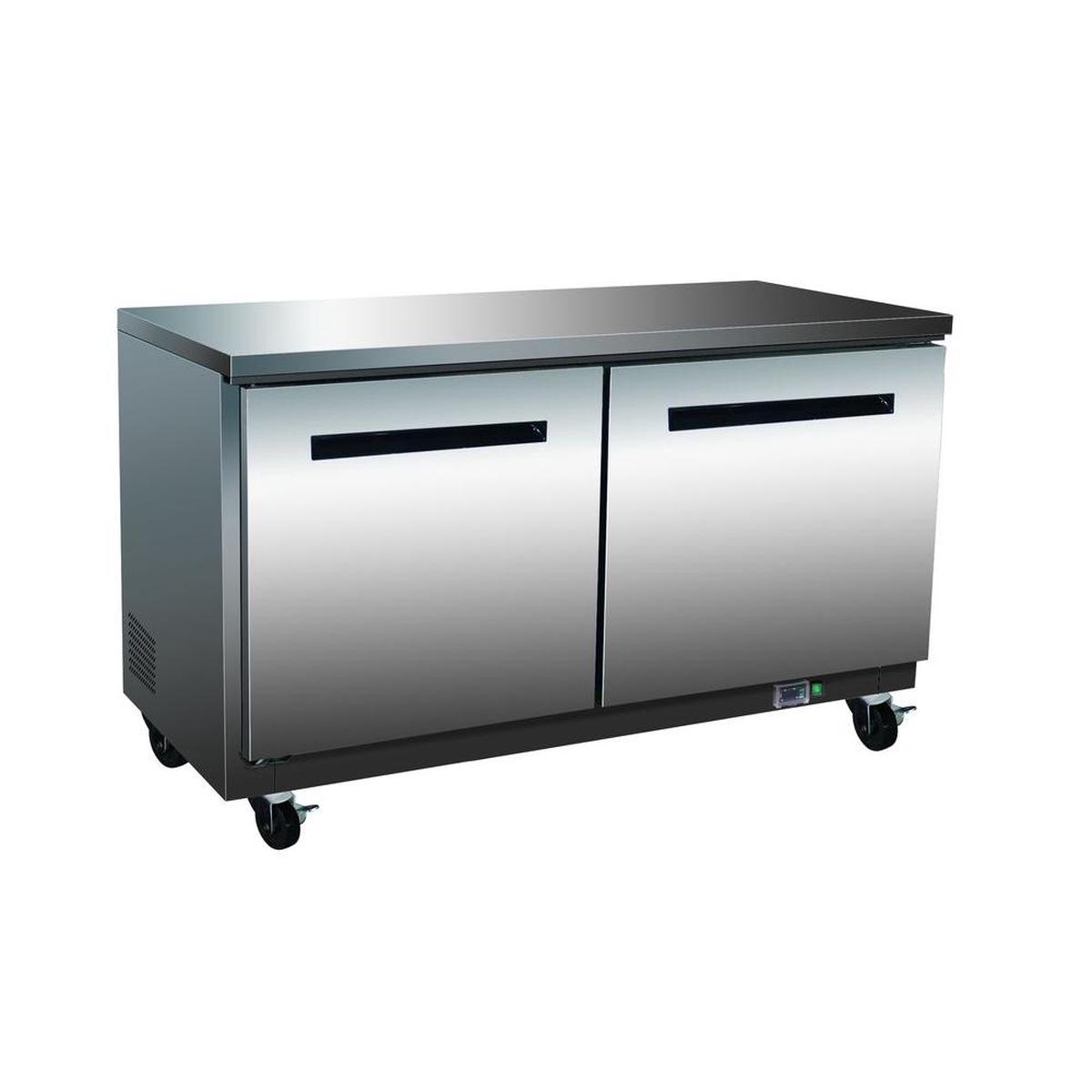 923cm Double Door Undercounter Refrigerator