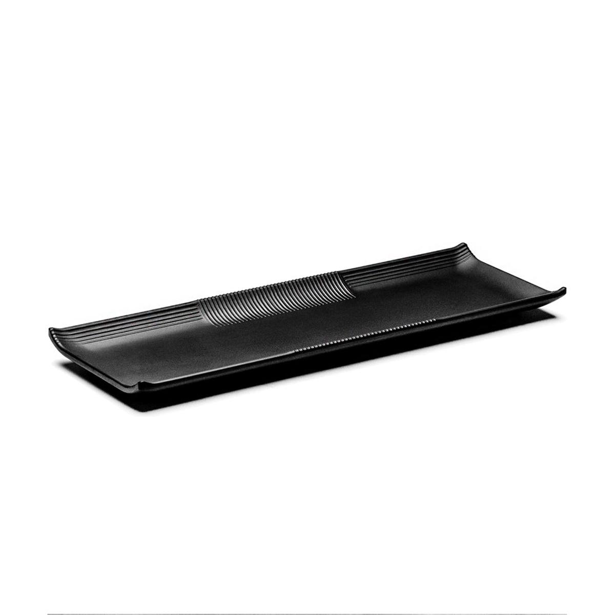 Melamine Rectangular Platter 13 Matte Black