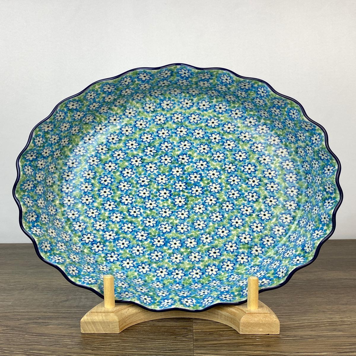 Ruffled Pie Plate Round Baker - Shape 636 - Pattern 2252