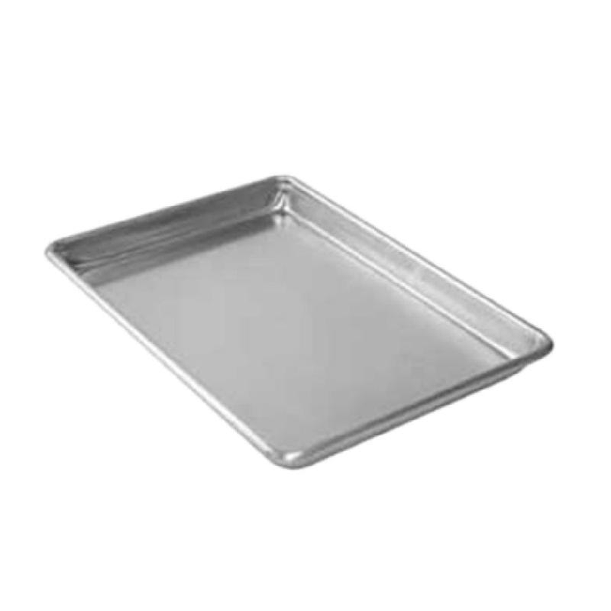 Thunder Group ALSP1013 9-12 Inch Aluminum Quarter-Size Sheet Pan with Uncoated Finish