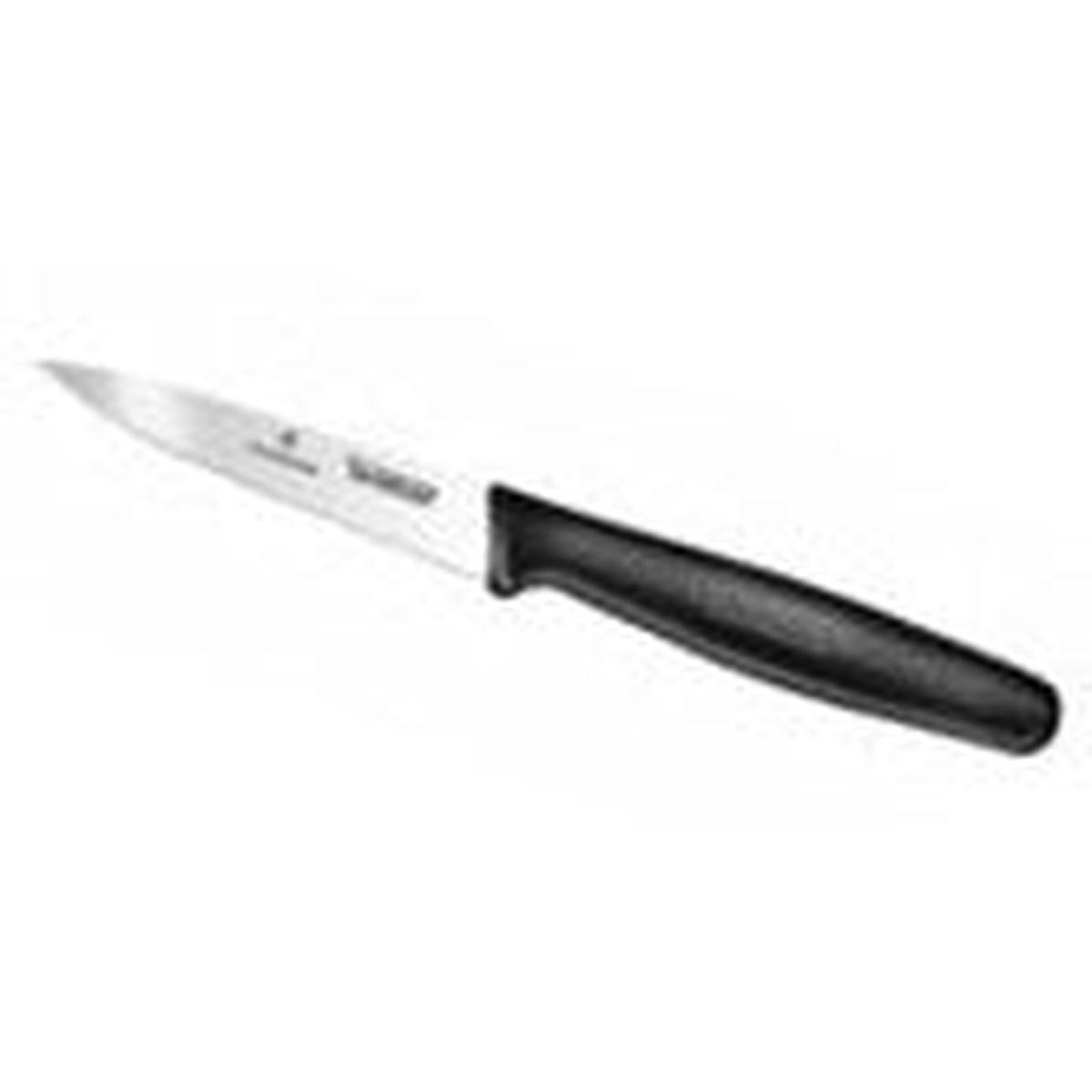 VICTORINOX PAIRING KNIFE BLACK HANDLE - 8 CM