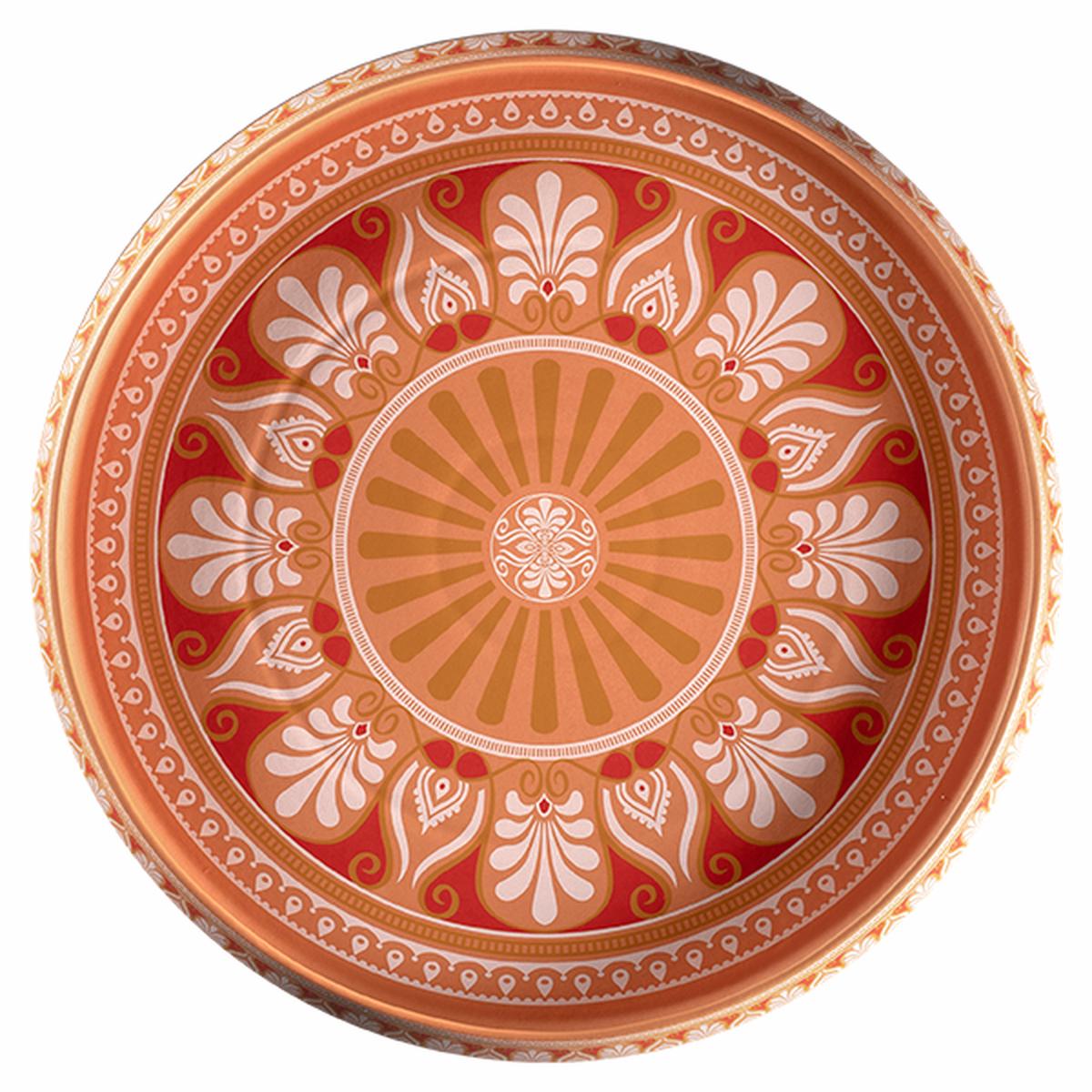 BAANTNA TERO FLAT THALI TRAY RANGEEN- 335 CM