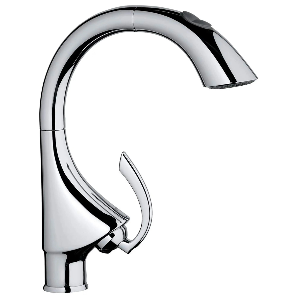 Single-Handle Pull Down Kitchen Faucet Dual Spray 175 GPM