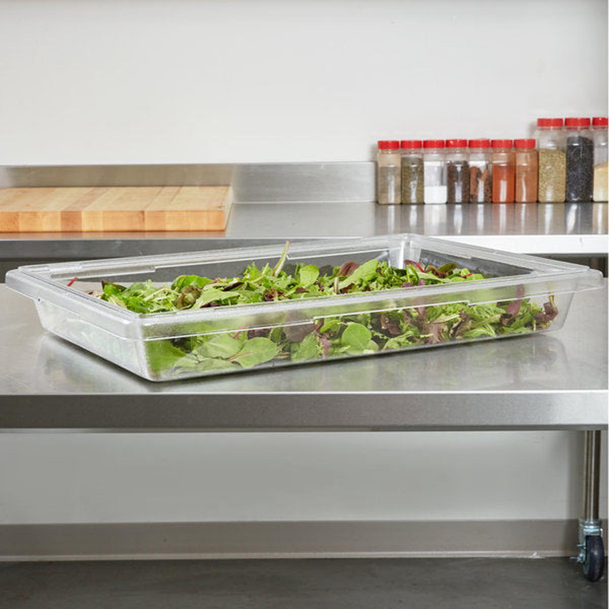 CAMBRO POLYCARBONATE FOOD STORAGE BOX CLEAR