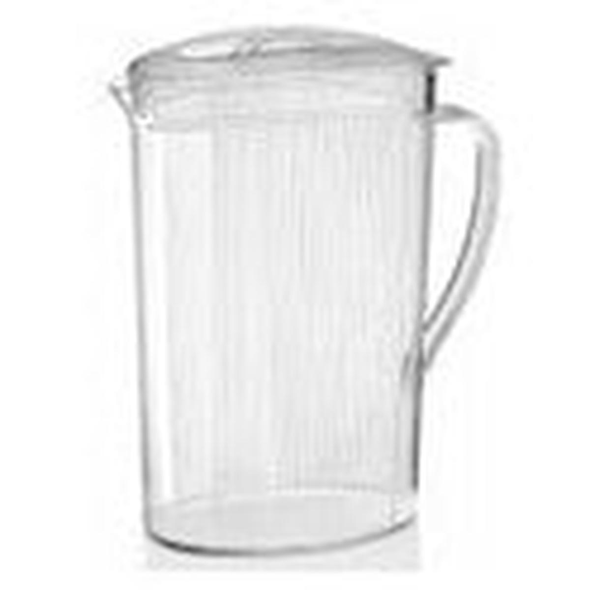 POLYCARBONATE SOFT PITCHER COLOR TRANSPARENT 22 LIT