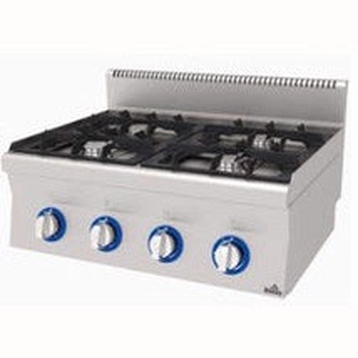 Stainless Steel Gas Cooker with 4 Burners
