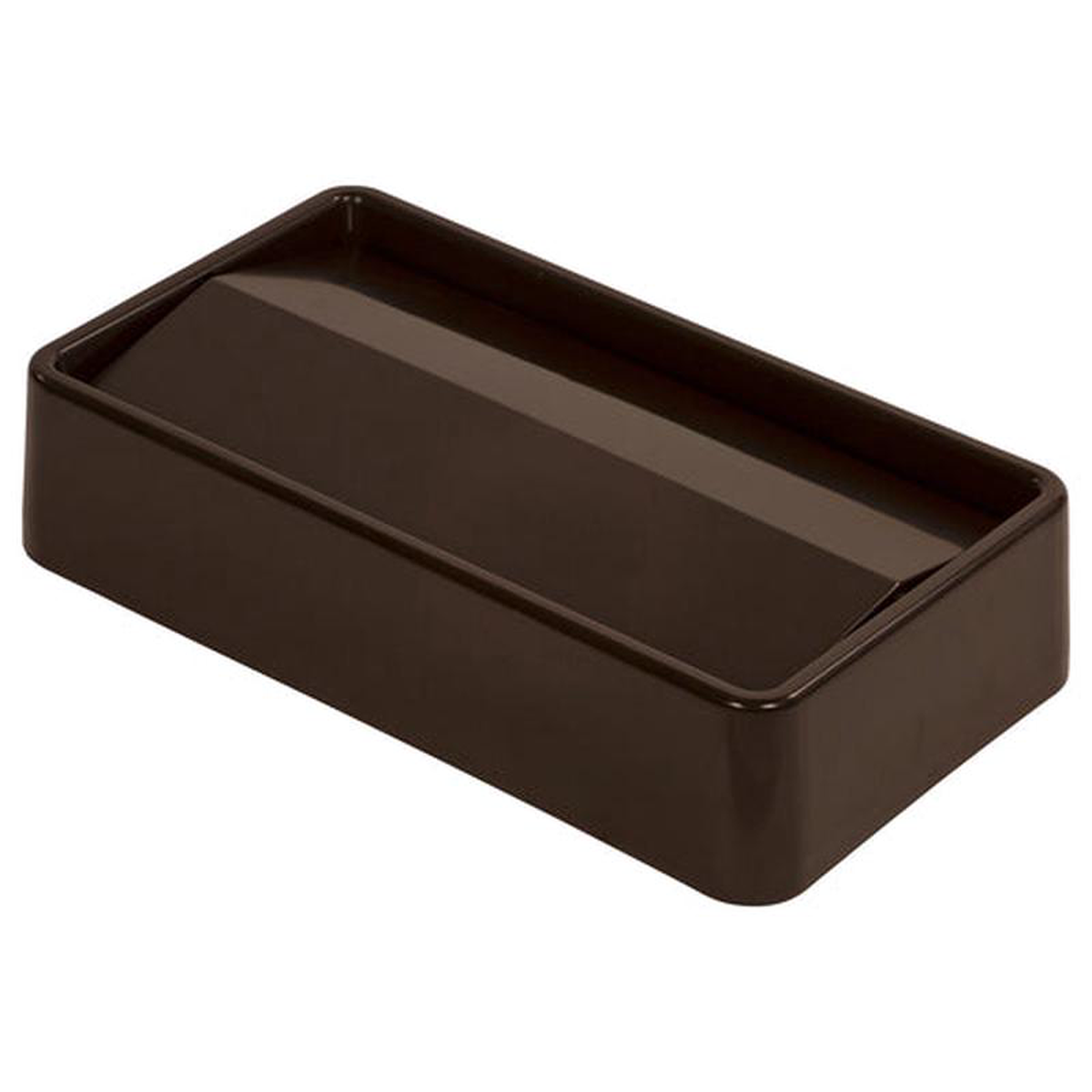 34202469 Carlisle Brown Swing Top Lid 8211 Fits 1523 Rectangular Gallon Containers