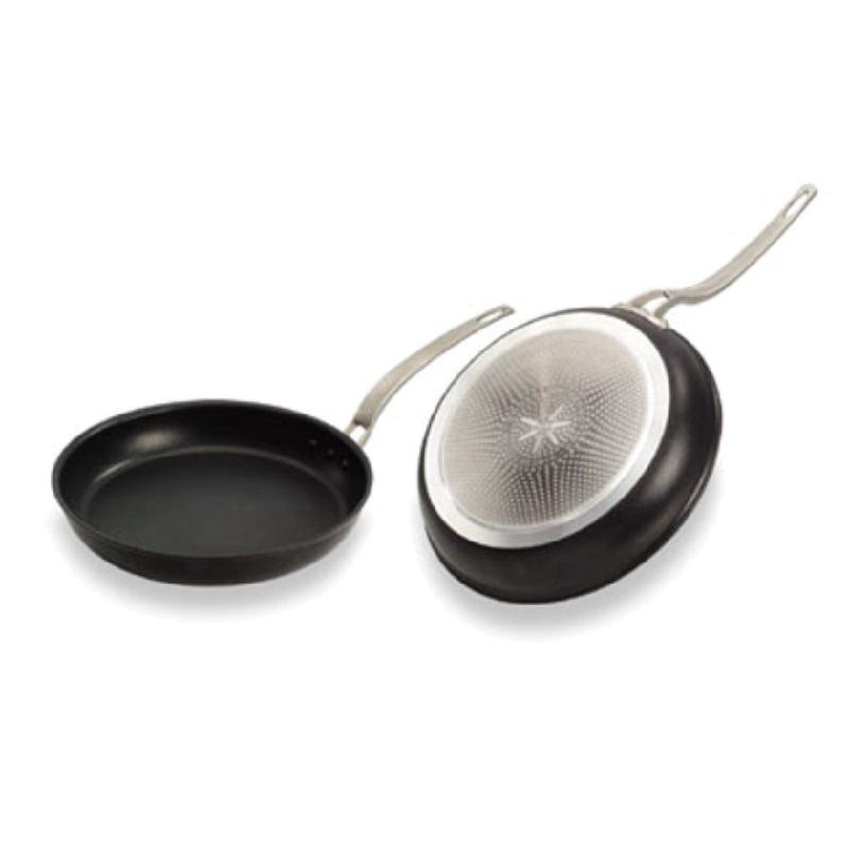 Matfer 668524 9-12 Inch Fry Pan with Stainless Steel and Aluminum Body