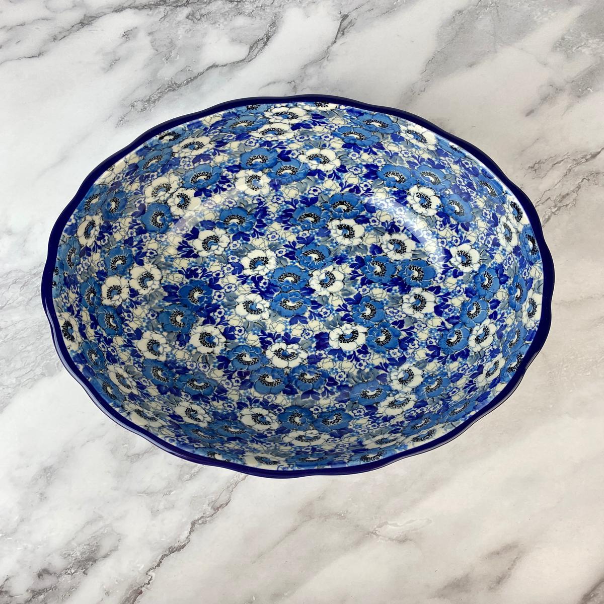 11 Wavy Unikat Serving Bowl - Shape 013 - Pattern U4824