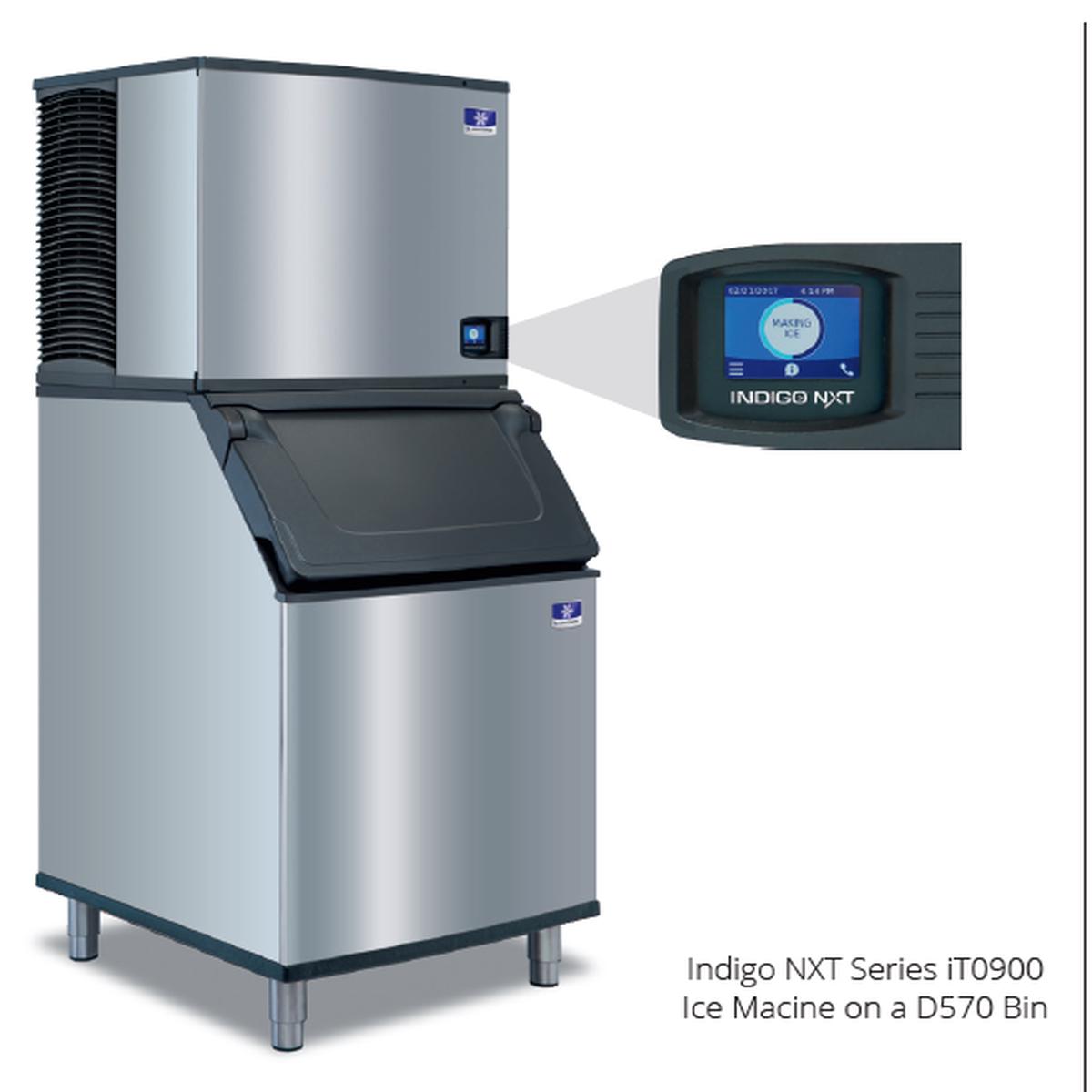 Indigo NXT Half Cube Ice Machine Head - 400 Kg24hr Air Cooled