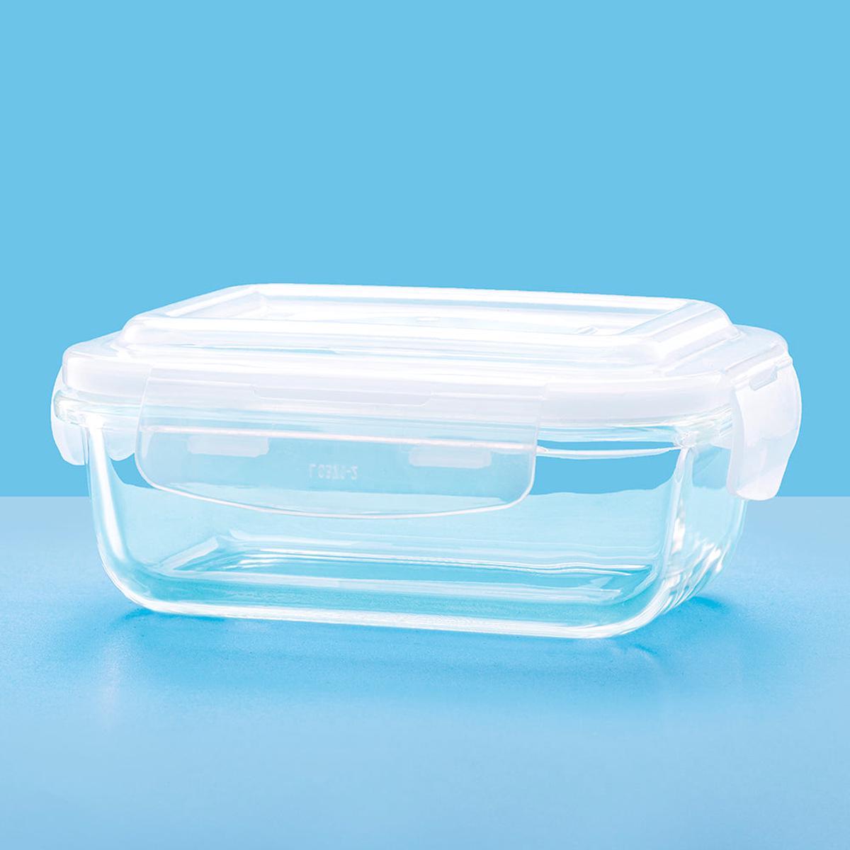 Larah Glass Klip n Store Rectangular Container