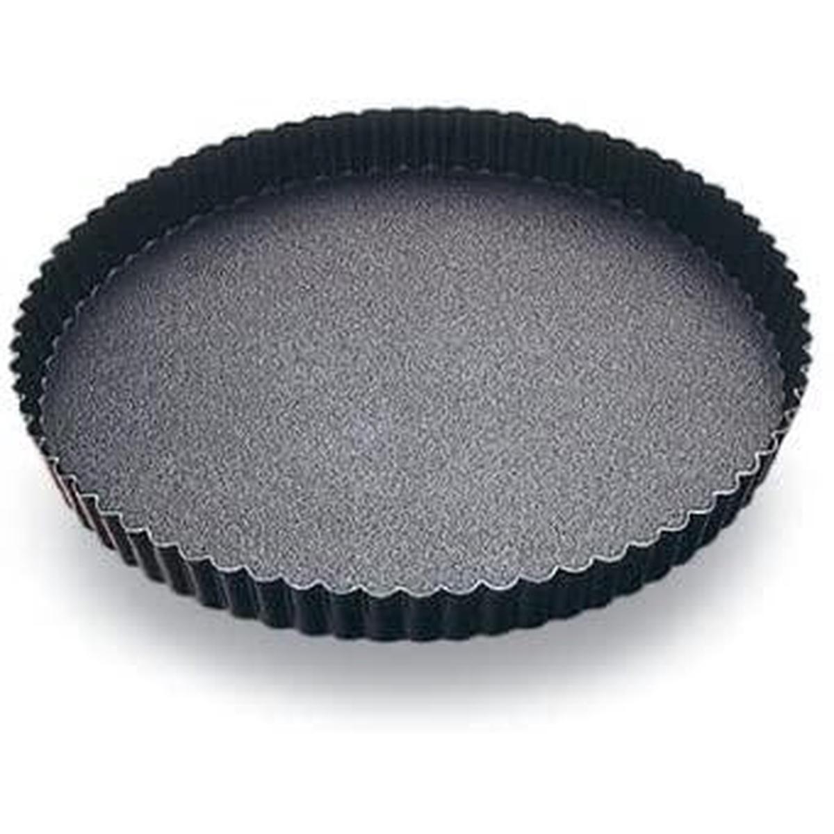 ROUND FLUTED TART MOULD WITH FIXED BOTTOM D4