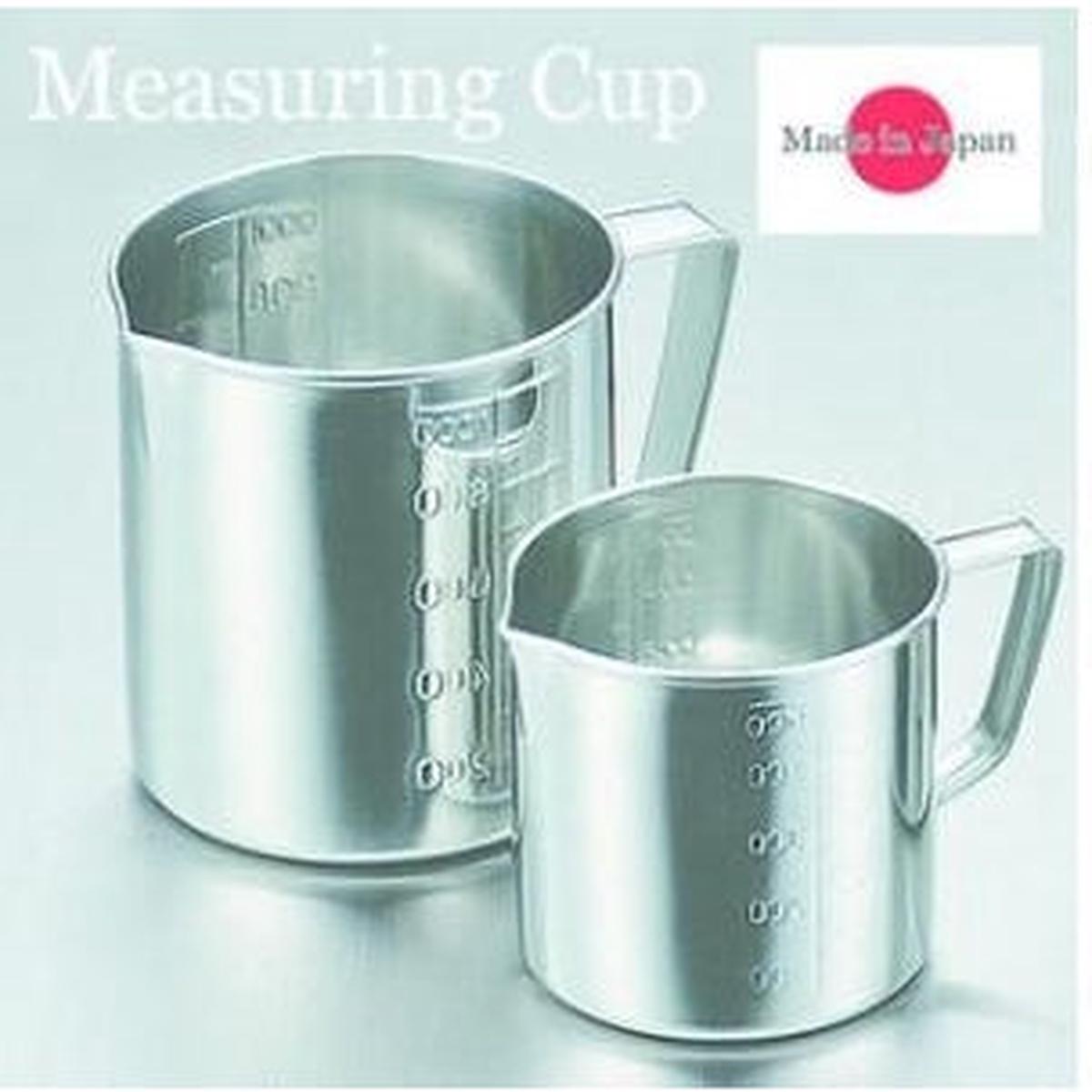 18-8 STAINLESS STEEL MEASURING CUP (300CC) DIM 74 MM