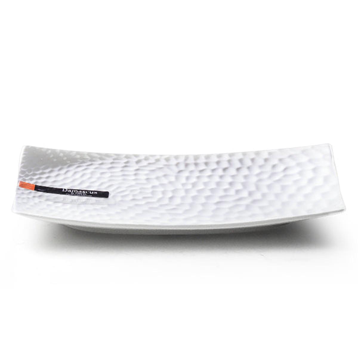 Rectangular Plate 14x85 White Ceramic