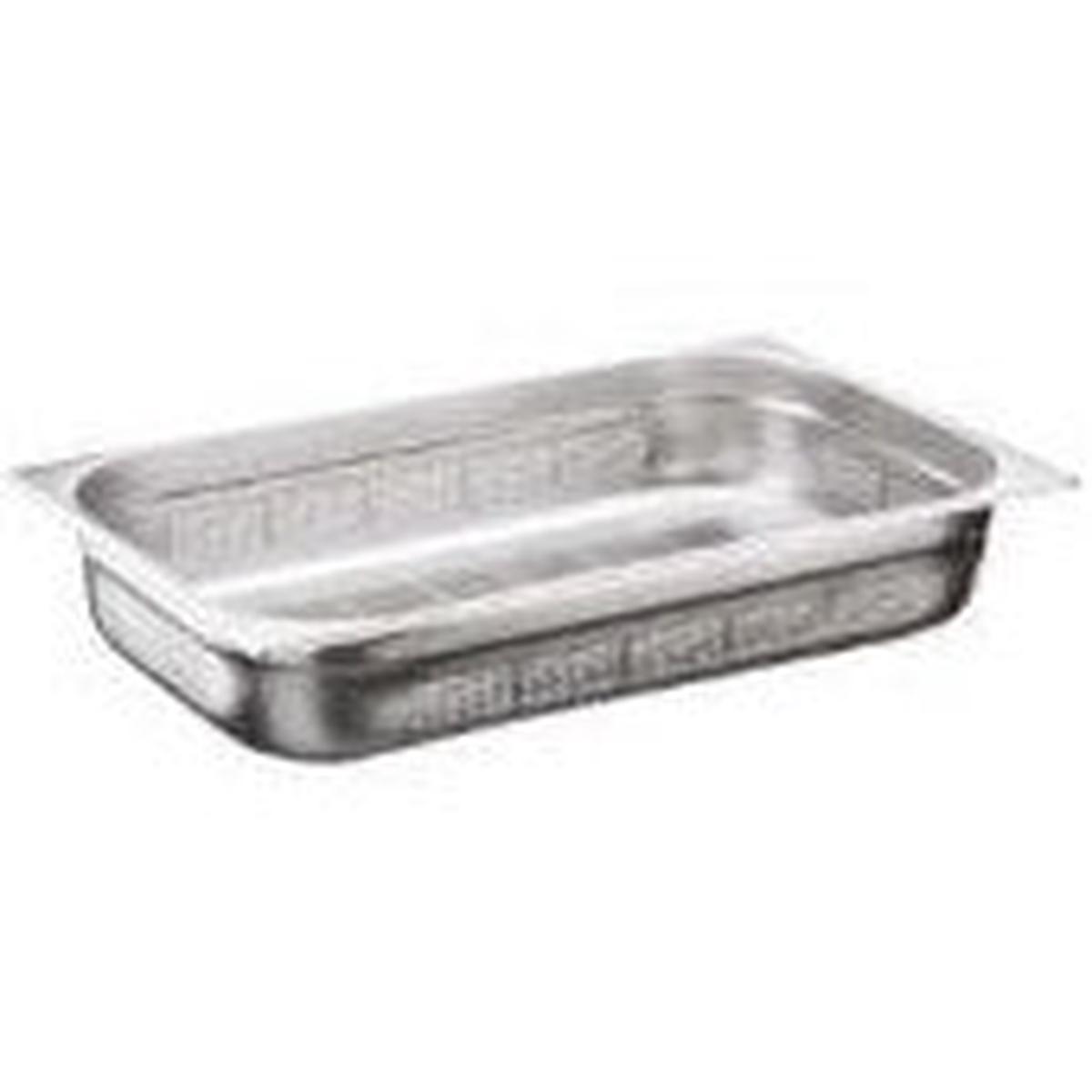 (03111106521) SS PERFORATED GASTRONORM CONTAINER GNP 11-65 Size 530 mm