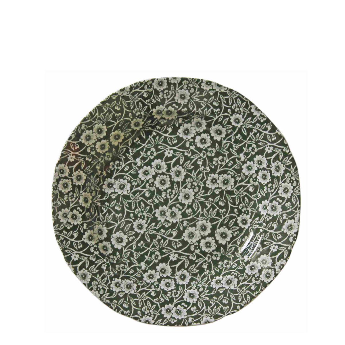 Dark Green Calico Plate 215cm85