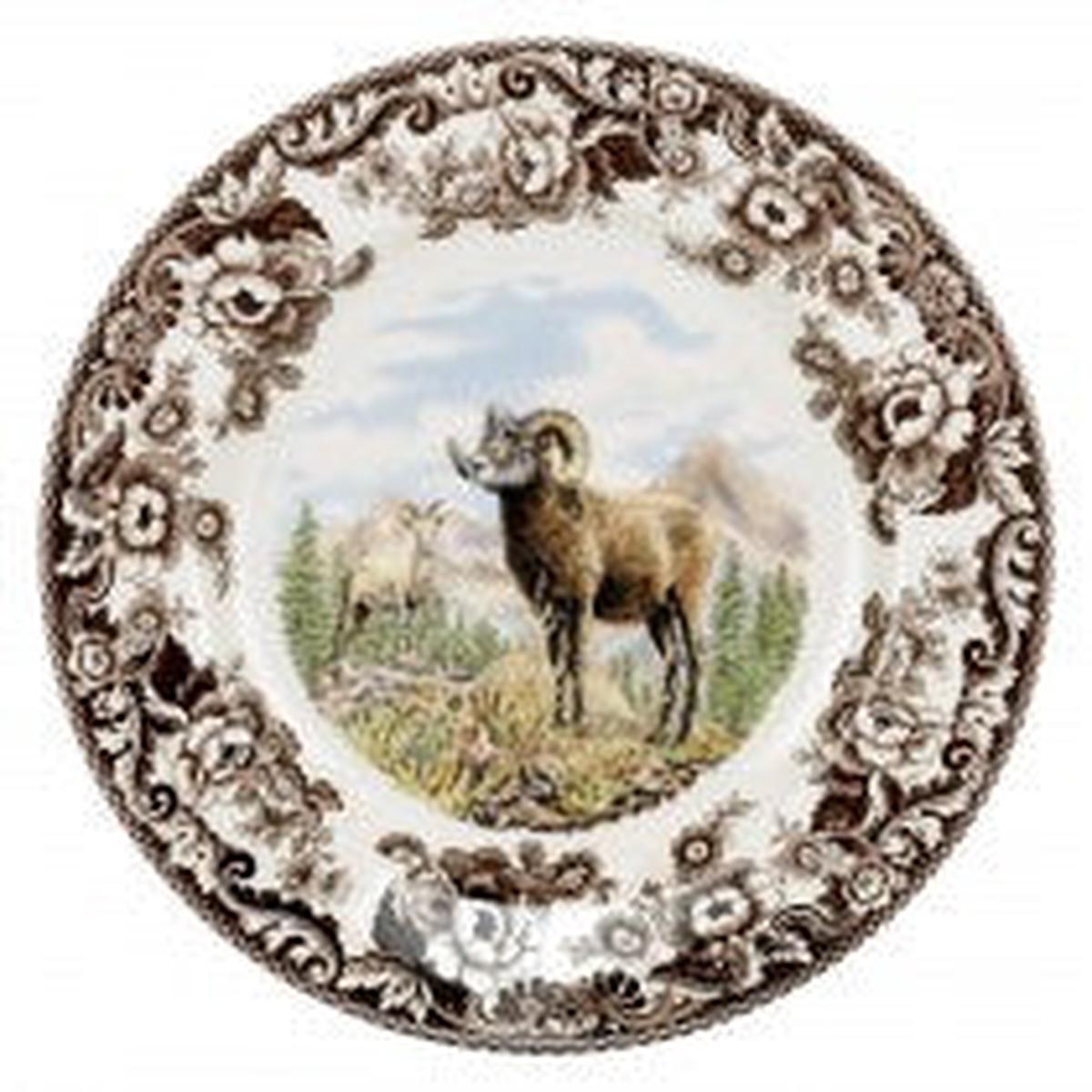 Spode Woodland Bighorn Sheep Dinner Plate 105