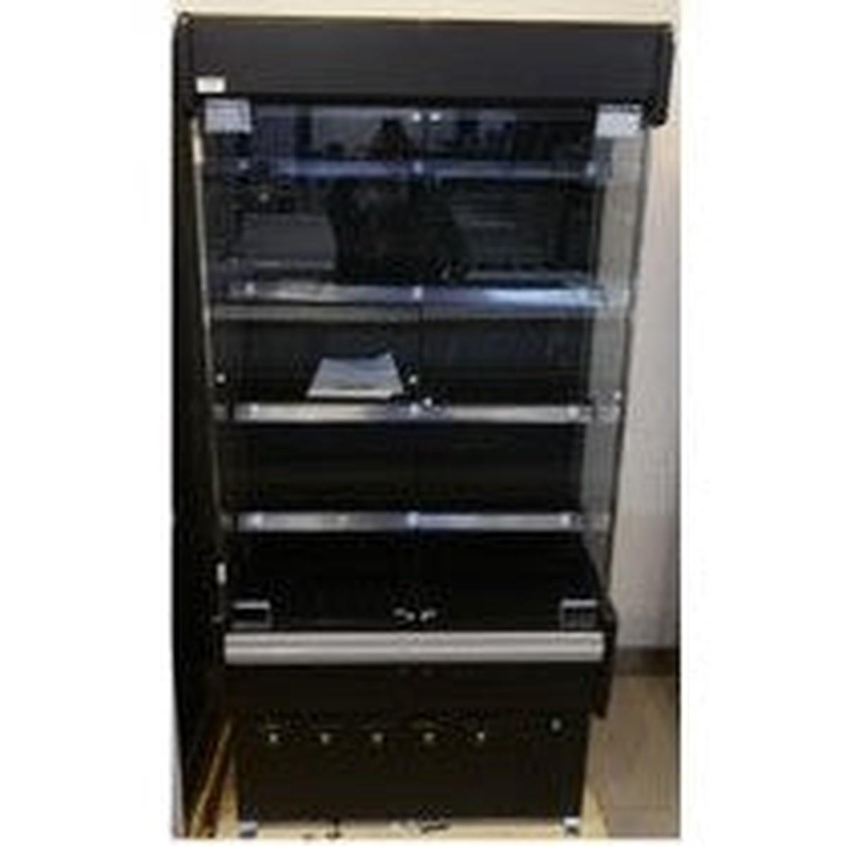 HOT CABINET VITRINA MURAL - BLACK - INTERIOR EXTERIOR - RAL9005 COLOR