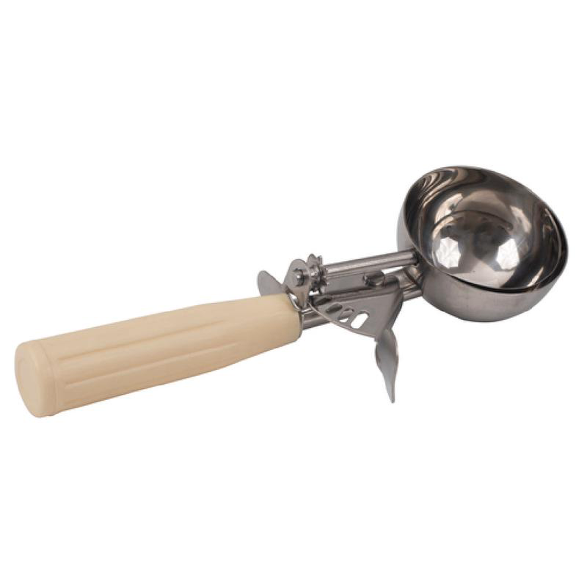 Stanton Trading 1951-10 10 Ice Cream Disher Stainless Steel Bowl Ivory