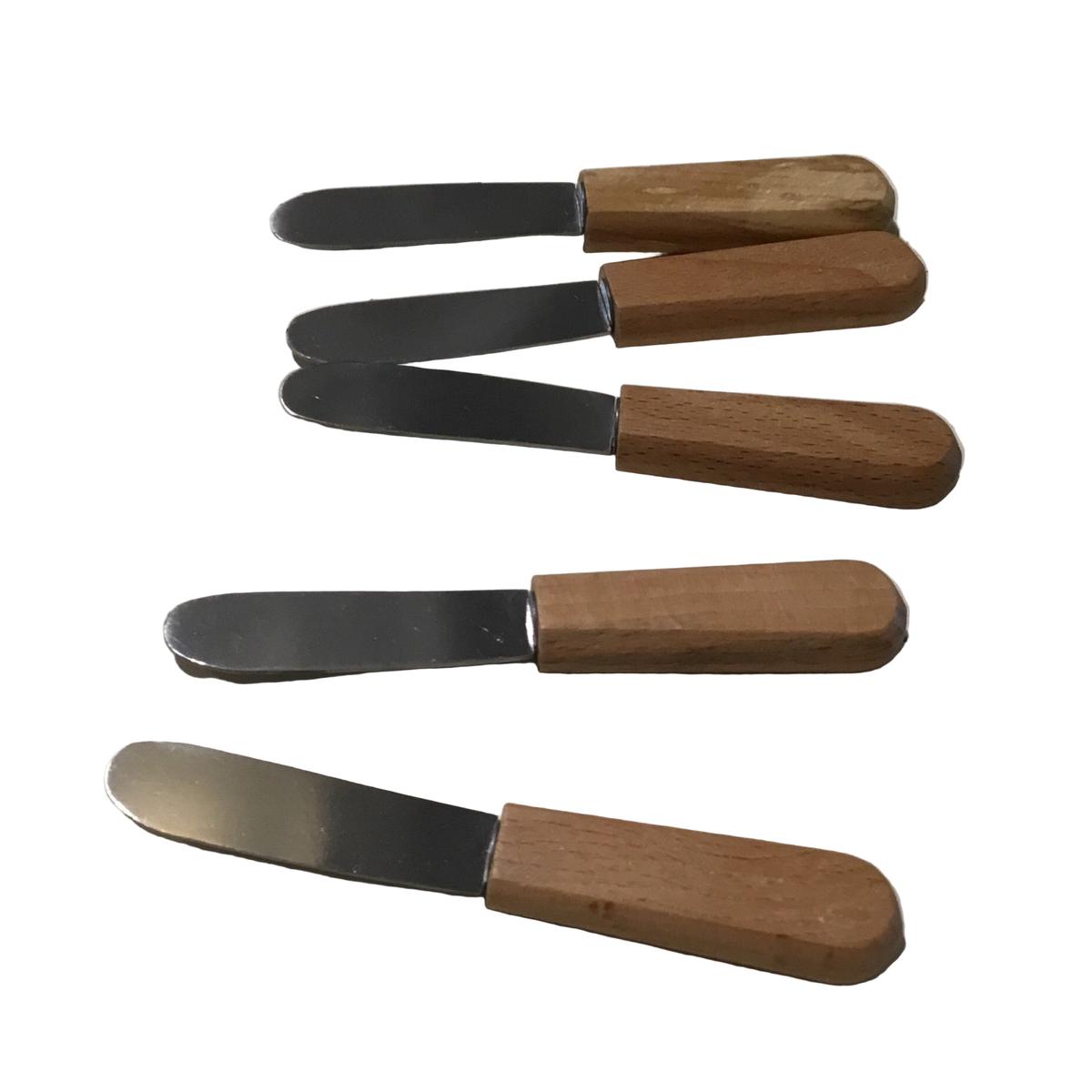 Woodwares mini knive spreader with wooden handle
