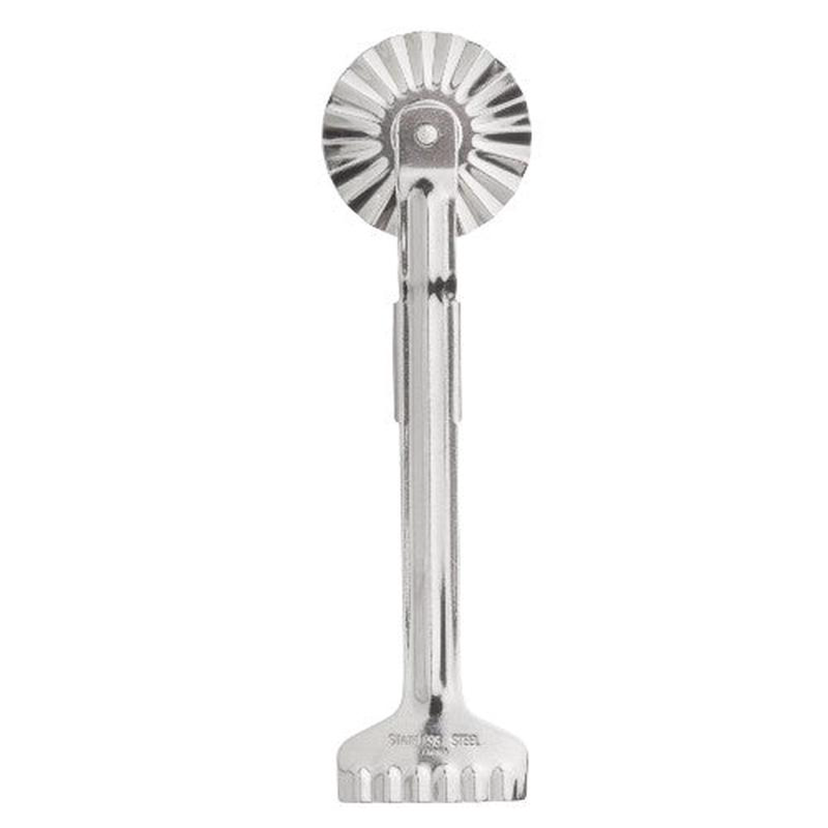 1398 Ateco Pastry Cutter W Fluted Wheel (All Metal)