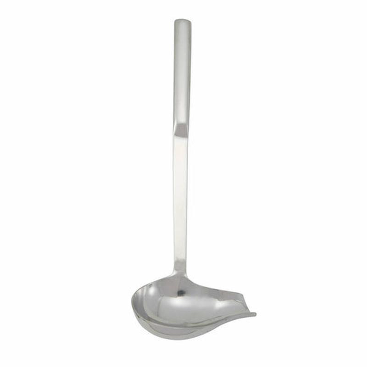 BW-SP2 Winco 2 Oz Stainless Steel Deluxe Spout Ladle