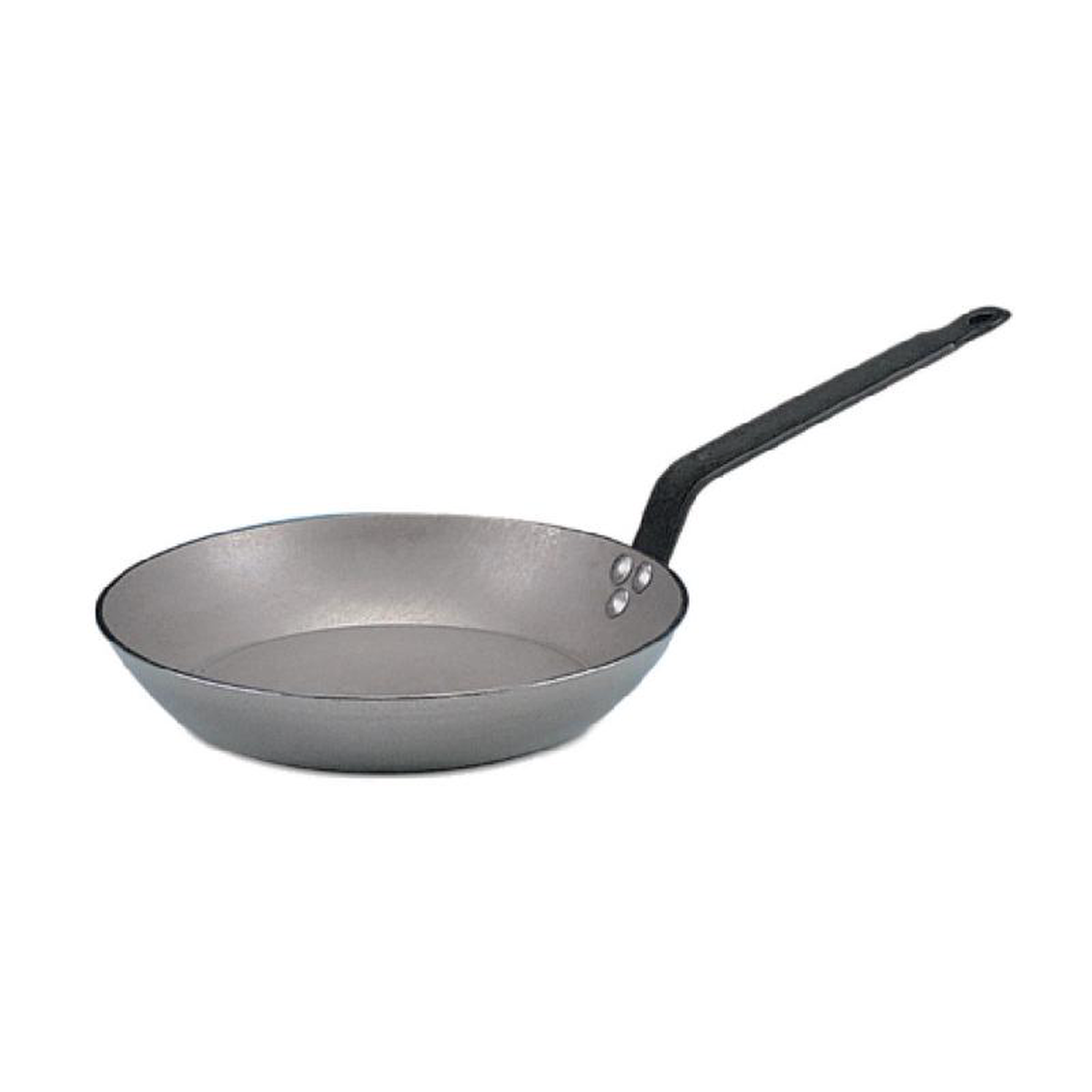 JB Prince S320 22 8-12 Inch Carbon Steel Fry Pan Riveted Offset Handle