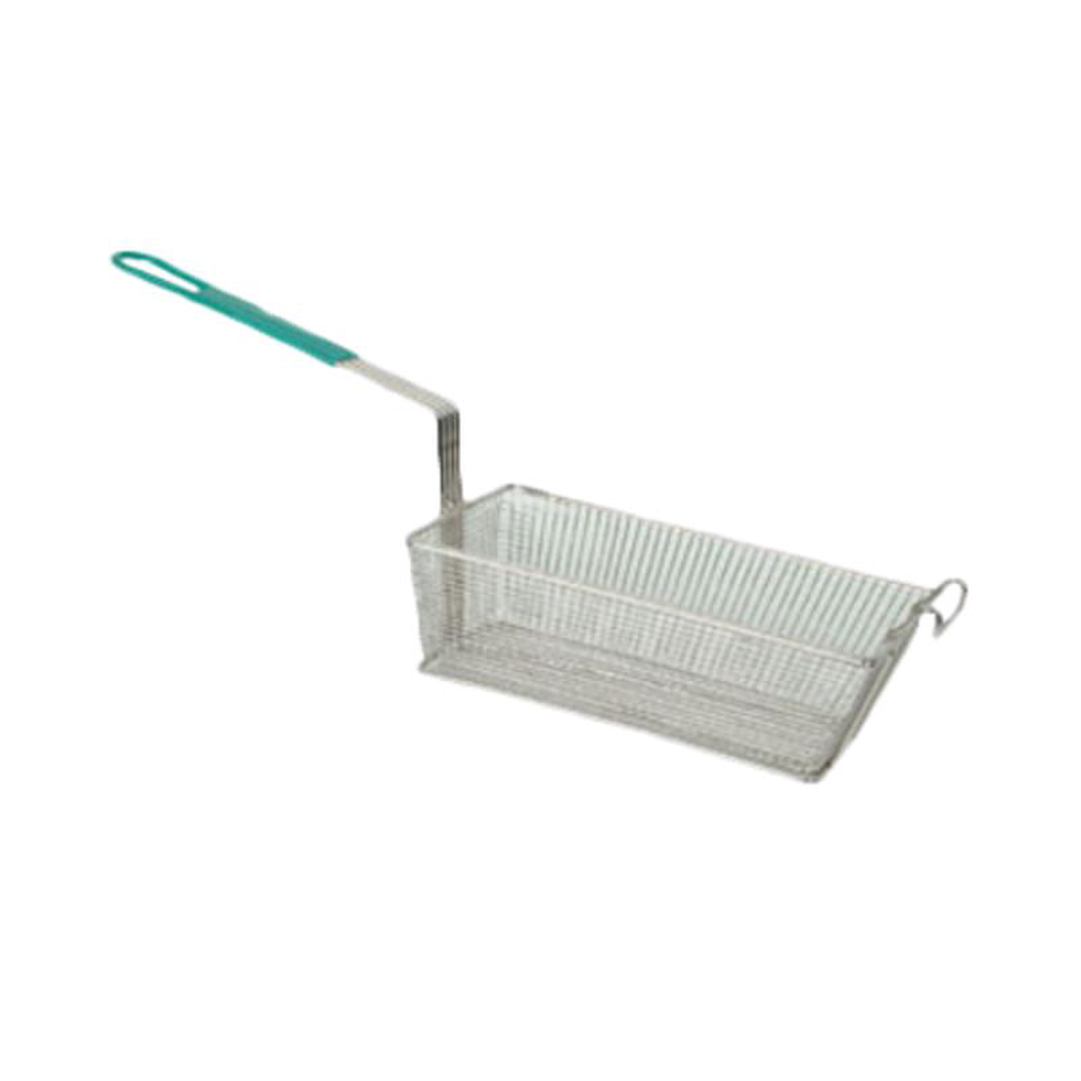 SLFB004 Thunder Group Heavy-Duty Fry Basket w 108221 Green Handle