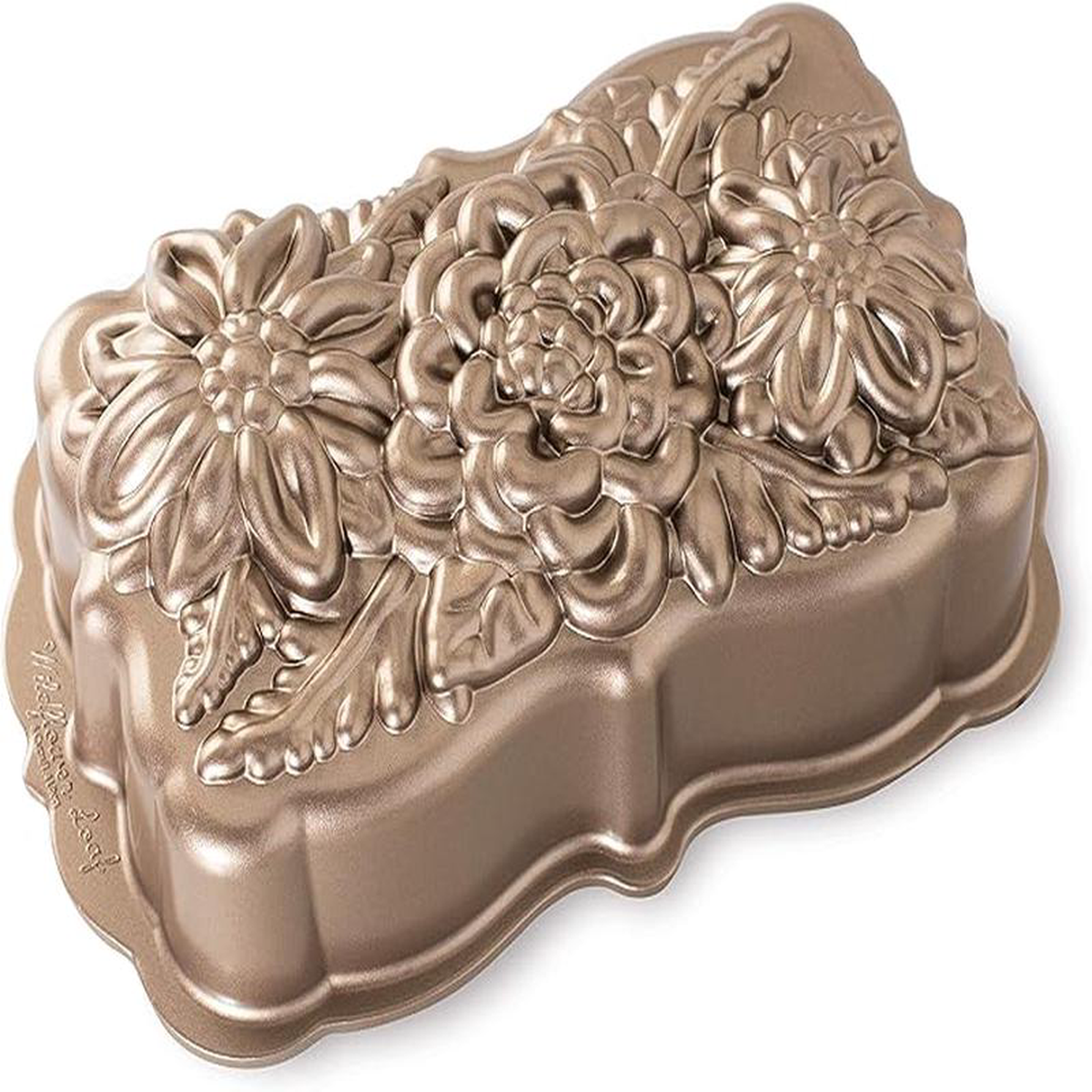 91348 Nordic Ware Wildflower Loaf Pan toffee