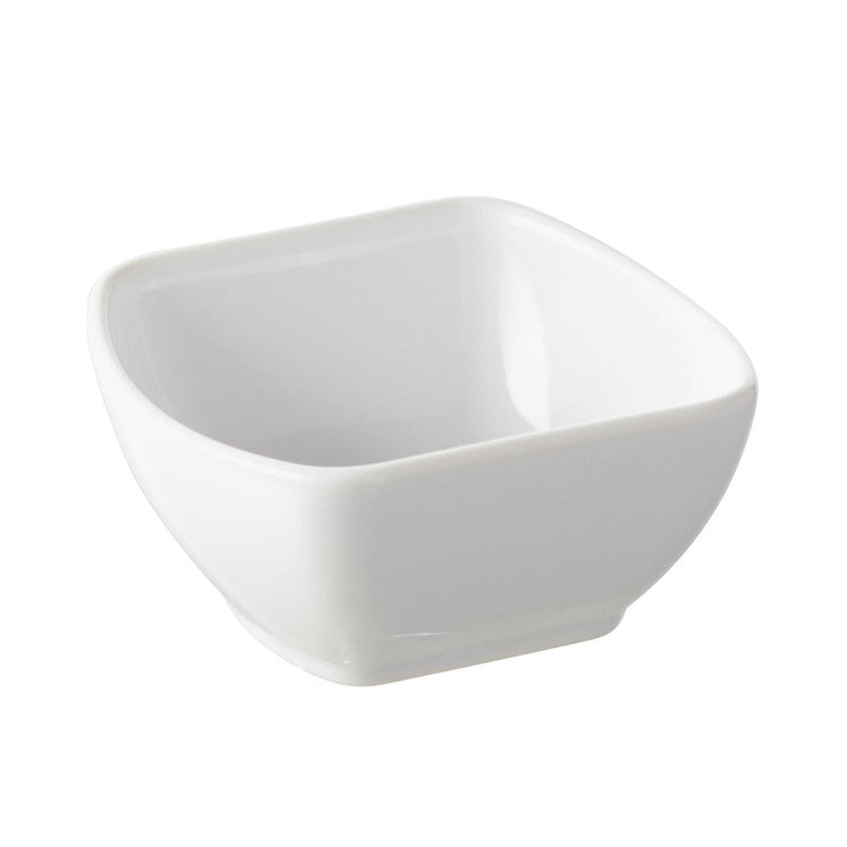 REVOL CLUB SQUARE SHALLOW DISH WHITE