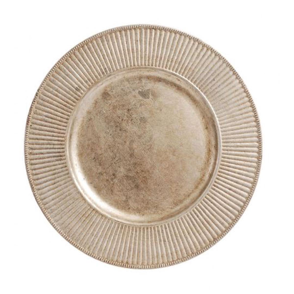13 Antique Silver Radiant Charger Plate Set of 24