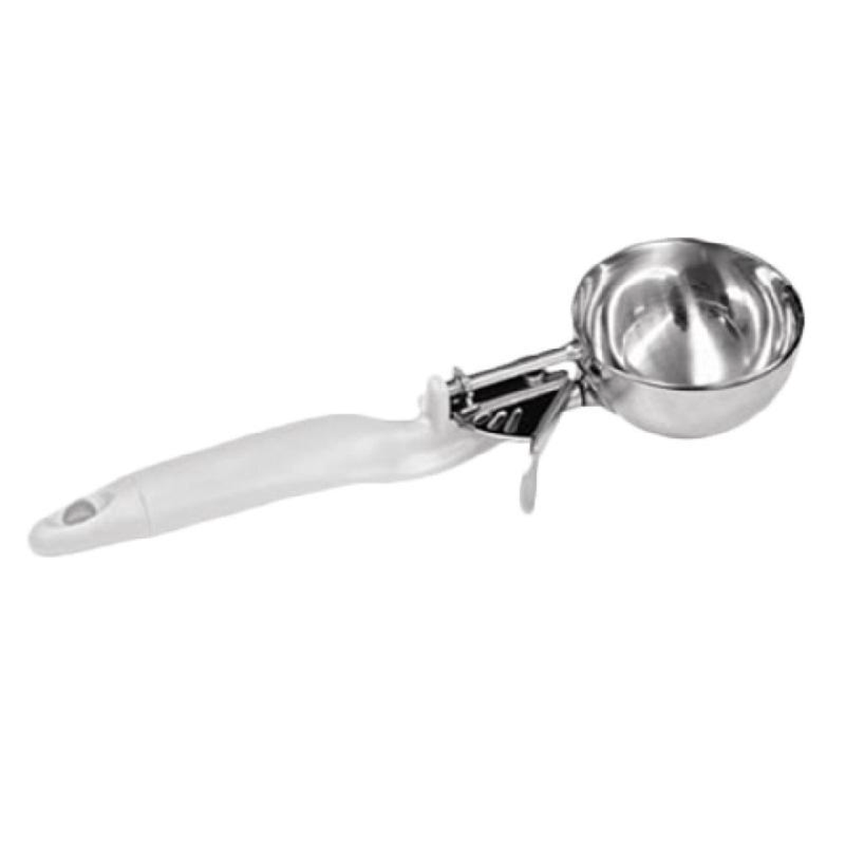 Thunder Group SLDS006L 5-13 Oz Ergonomic Disher Lever White Stainless Steel