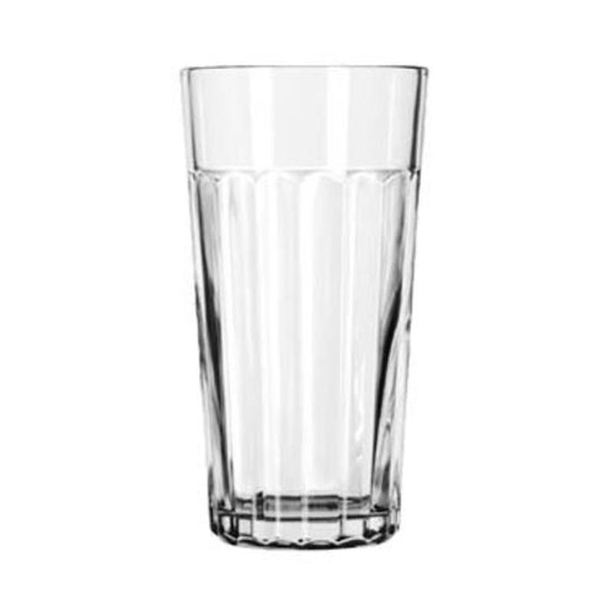15643 Libbey 20 Oz Paneled Cooler Glass