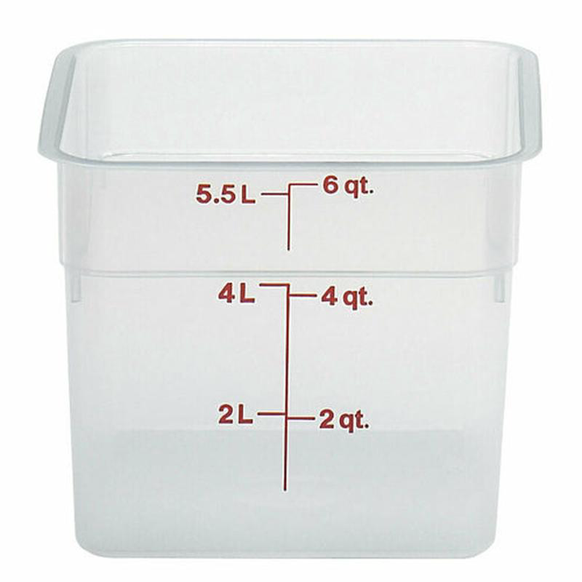 6SFSPP190 Cambro 6 Qt Camsquare Food Container 8211 Each