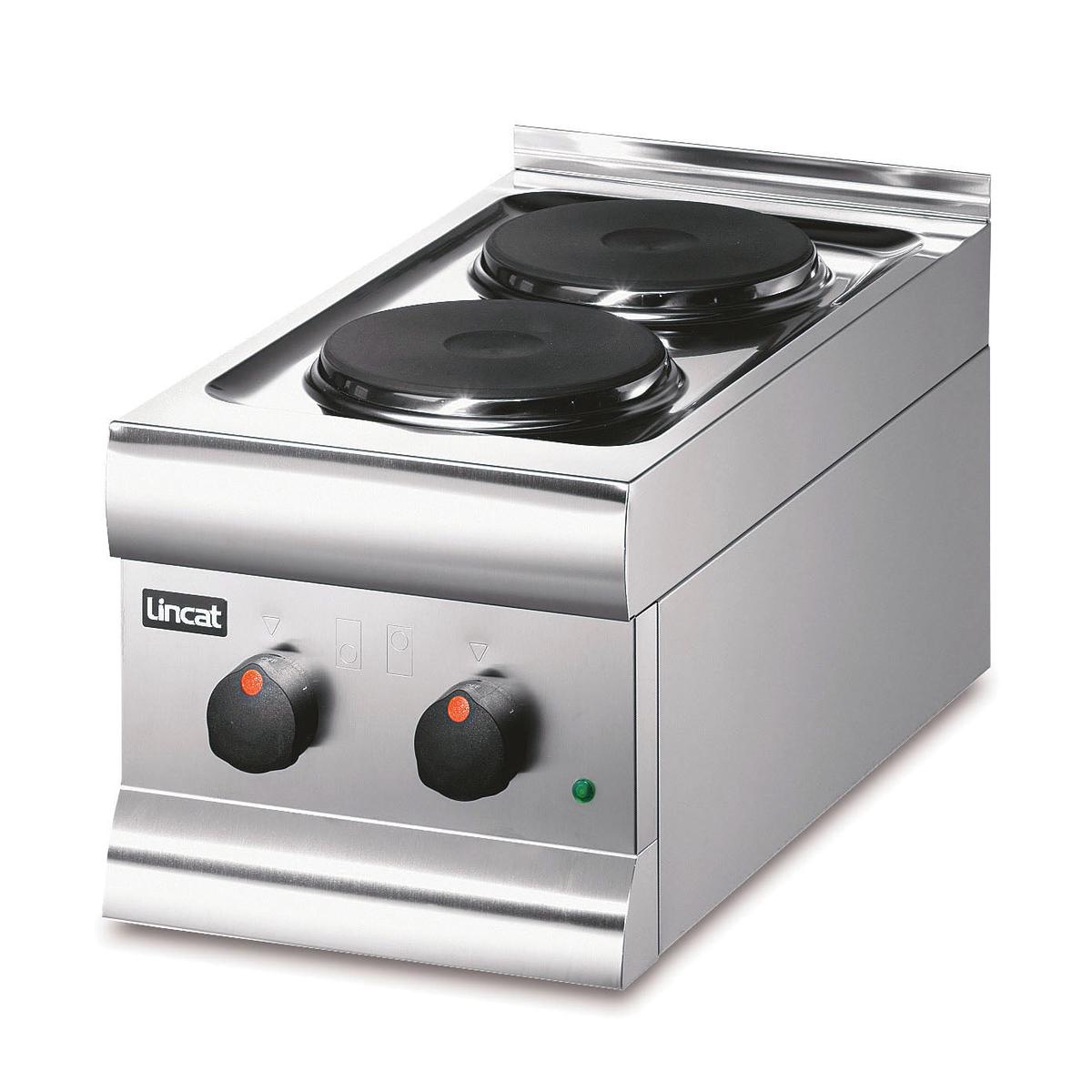 SS ELECTRIC COUNTERTOP BOILING TOP 2 PLATES - W 300 mm - 30 kW