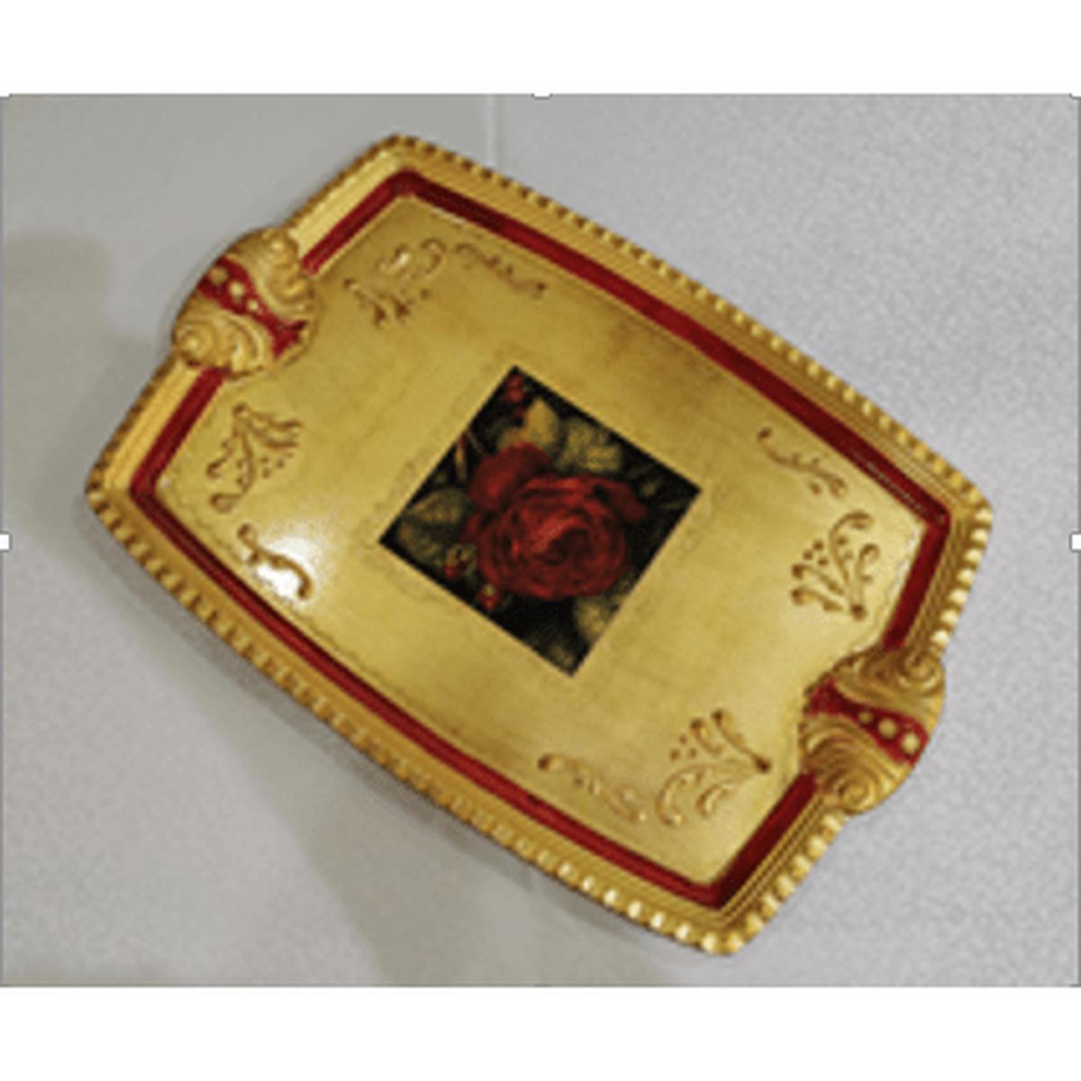 TIME SQUARE RECTANGULAR PLATE WHITE