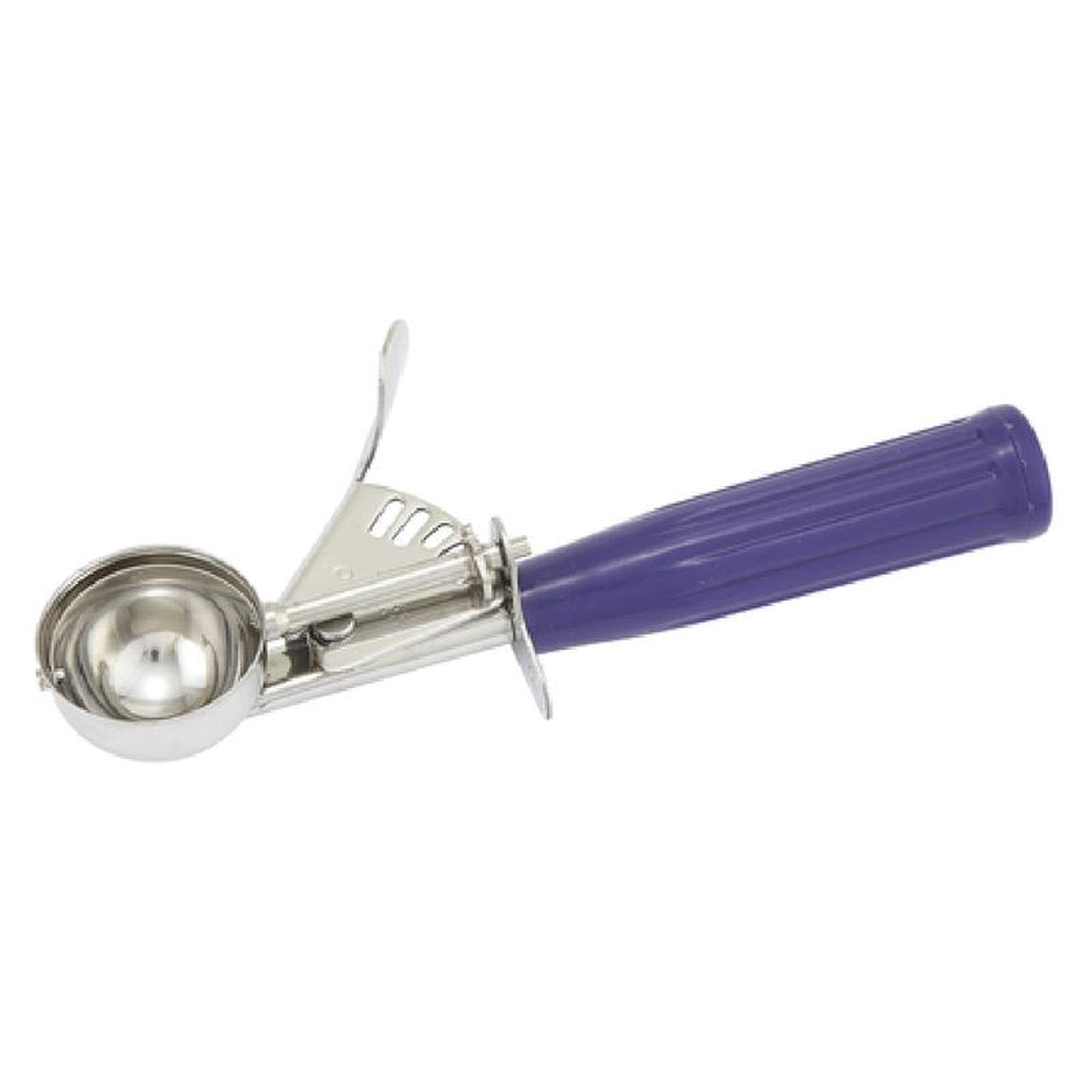 Winco ICD-40 78 Oz Ice Cream Disher Stainless Steel Plastic Handle Purple