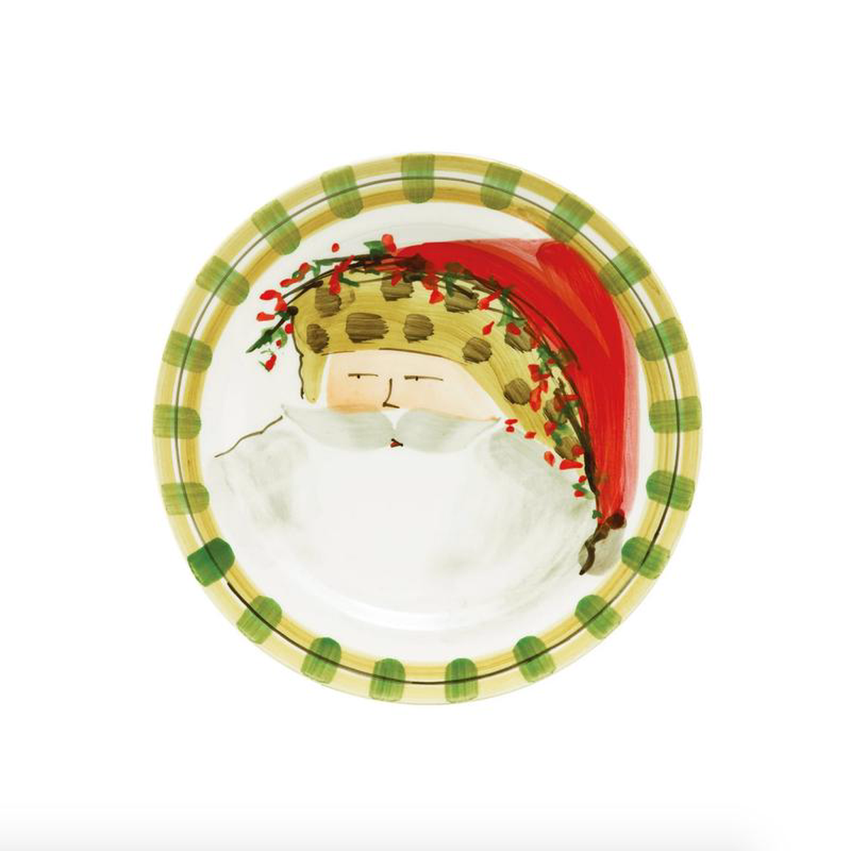 VTR Old St Nick 8211 C Animal Hat 8211 Round Salad Plate 858221