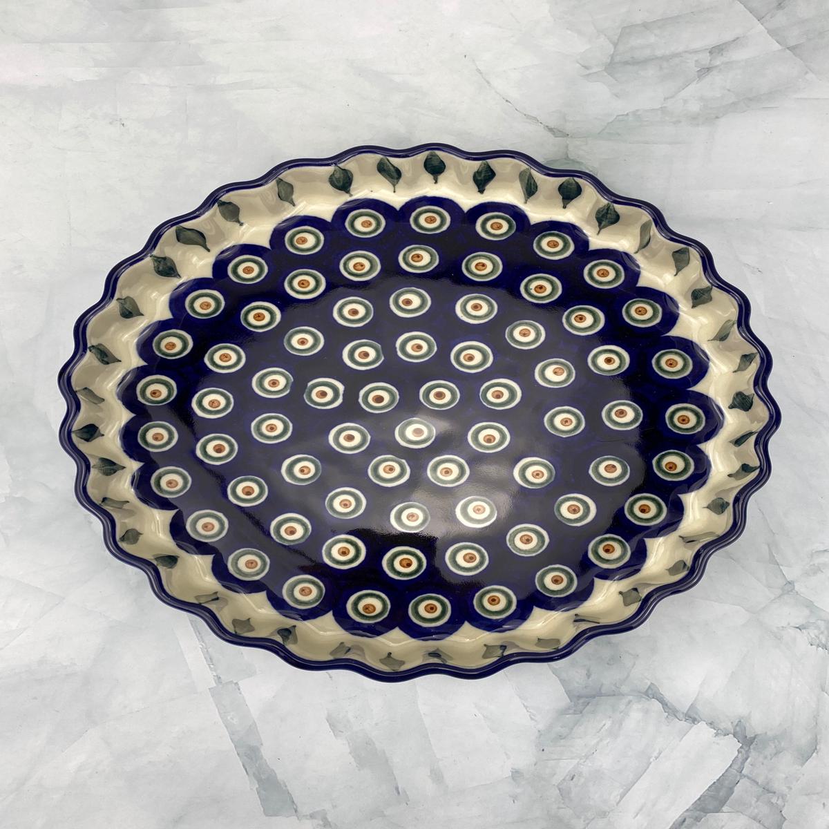Ruffled Quiche Tart Dish - Shape 637 - Pattern 54