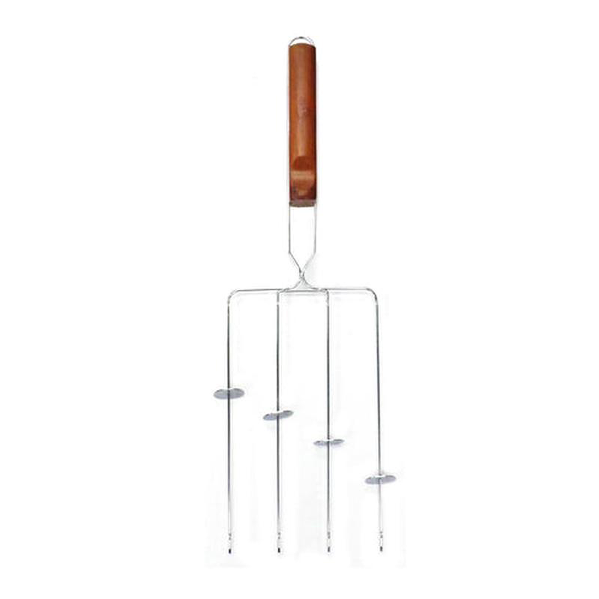 06184X Chef Master 4 Pronged Mr Bar-B-Q Kabob Grilling Basket 8211 Each