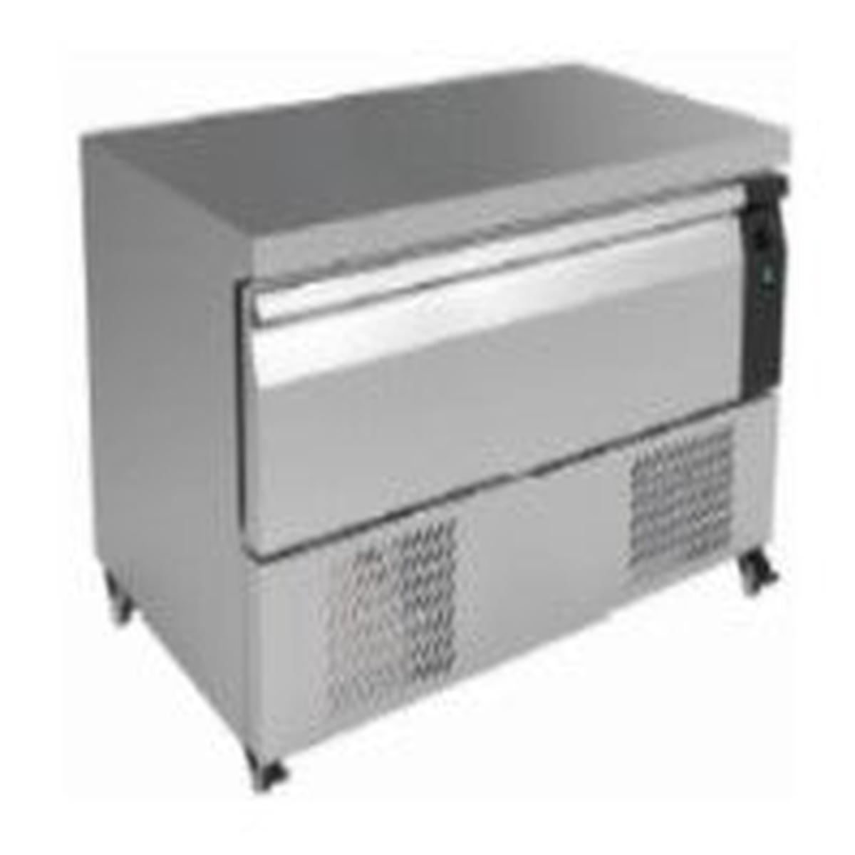 123 cm Refrigerated Flex Cabinet 1 Drawer 1xGN 21 1xGN 11 and Castors (Easily Converted from Chiller to Freezer)