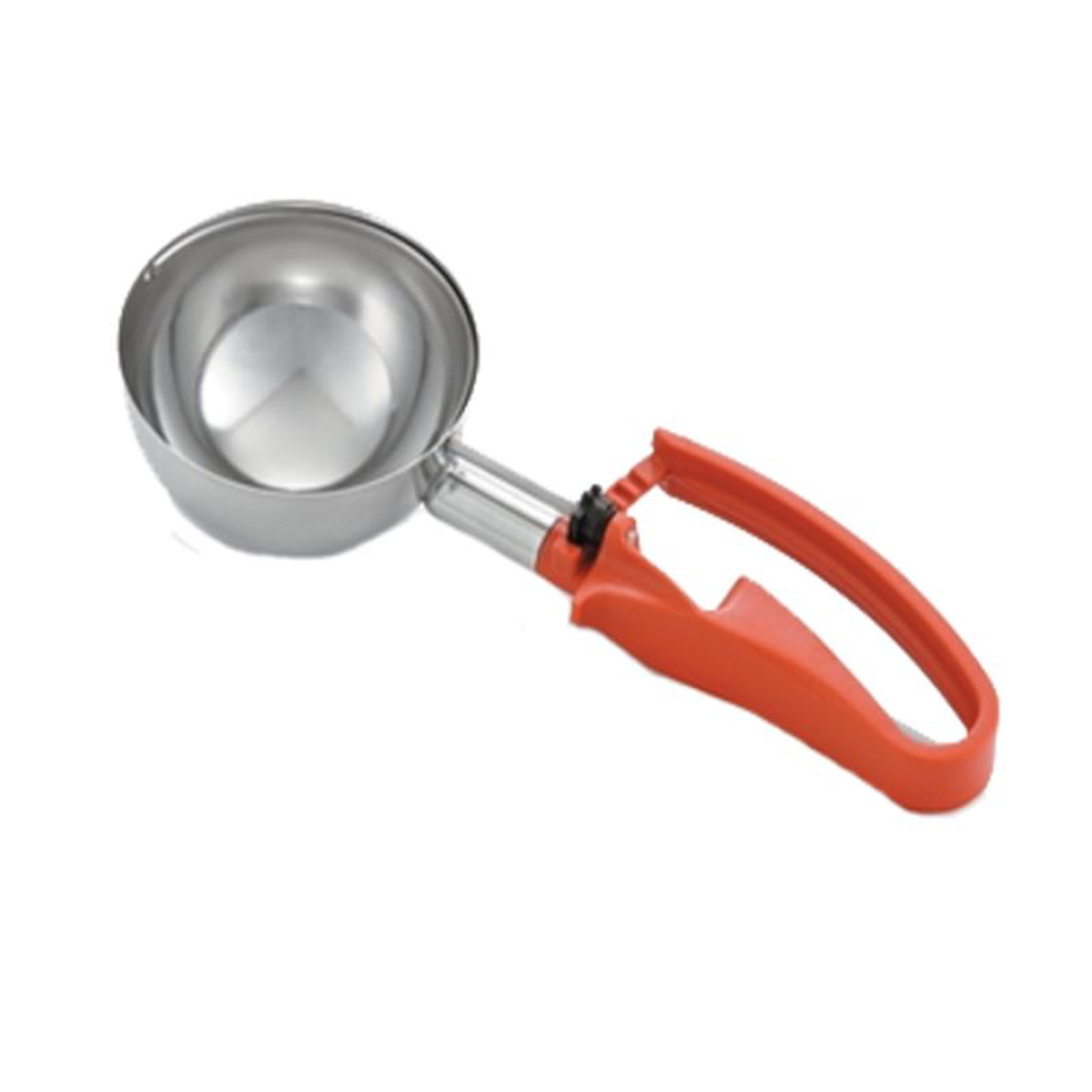 47388 Vollrath 4 (8 Oz) Orange Squeeze Handle Disher