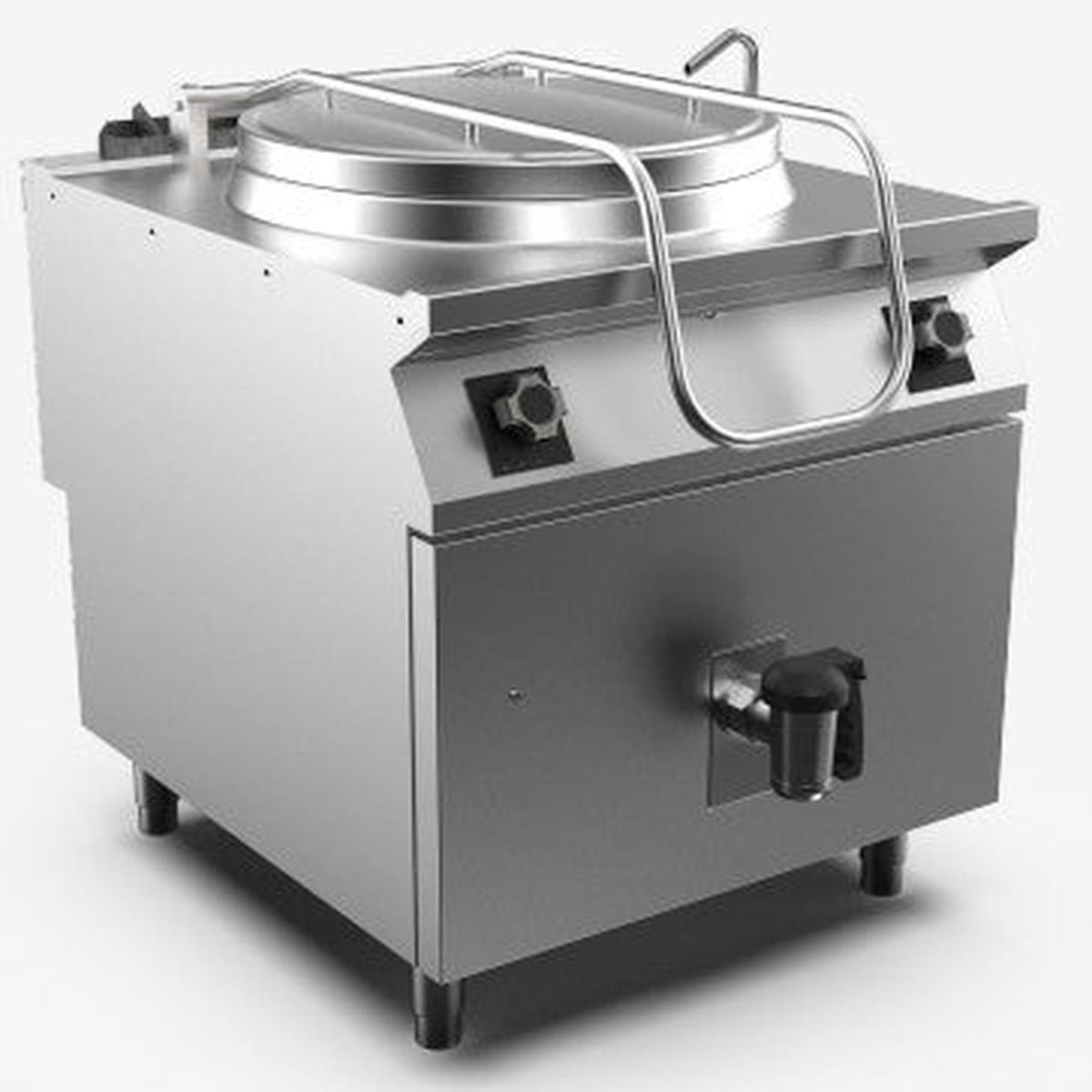(MAMC0005219) 150 Ltr Electric Boiling Pan with Direct Heating System