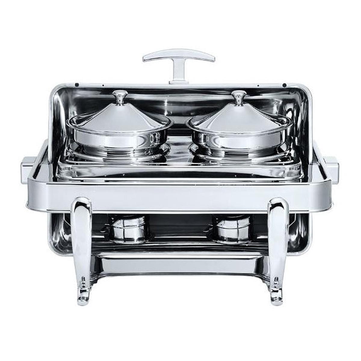 SS BUFFETWARE OBLONG ROLL TOP SOUP STATION (SS ROUND LEGS
