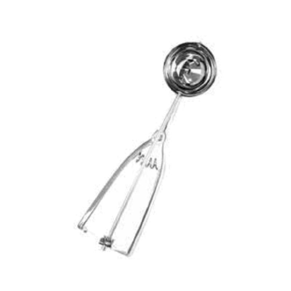 Thunder Group SLDA050 58 Oz Squeeze Disher 1-916 Inch Diameter Bowl Stainless Steel Ambidextrous Handle