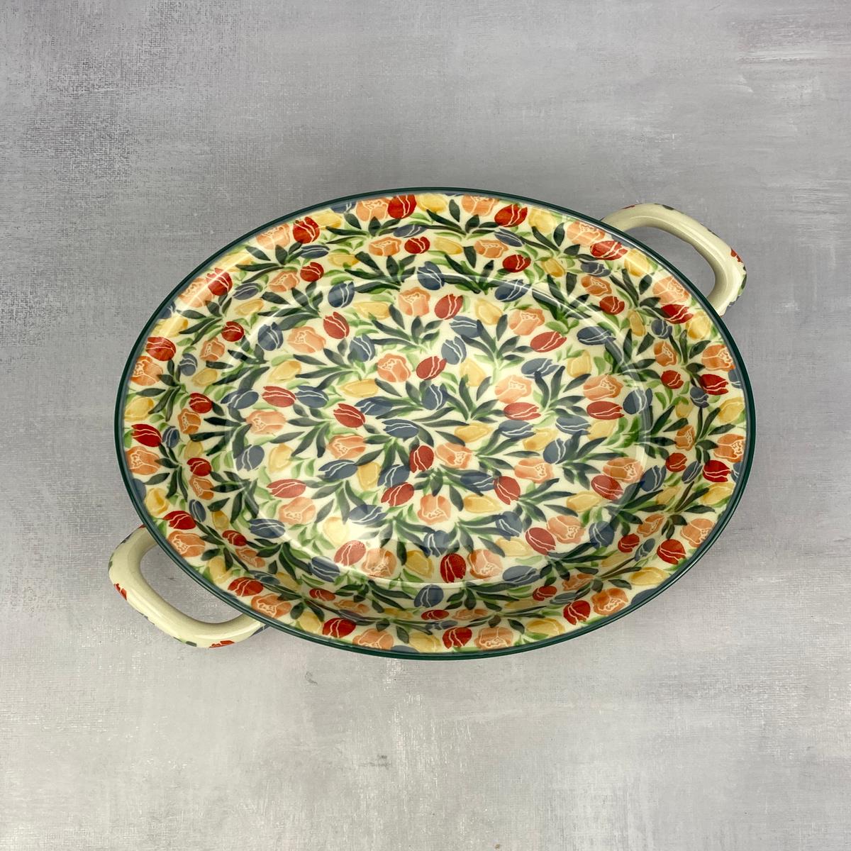 8 Unikat Round Baker With Handles - Shape 419 - Pattern U4226