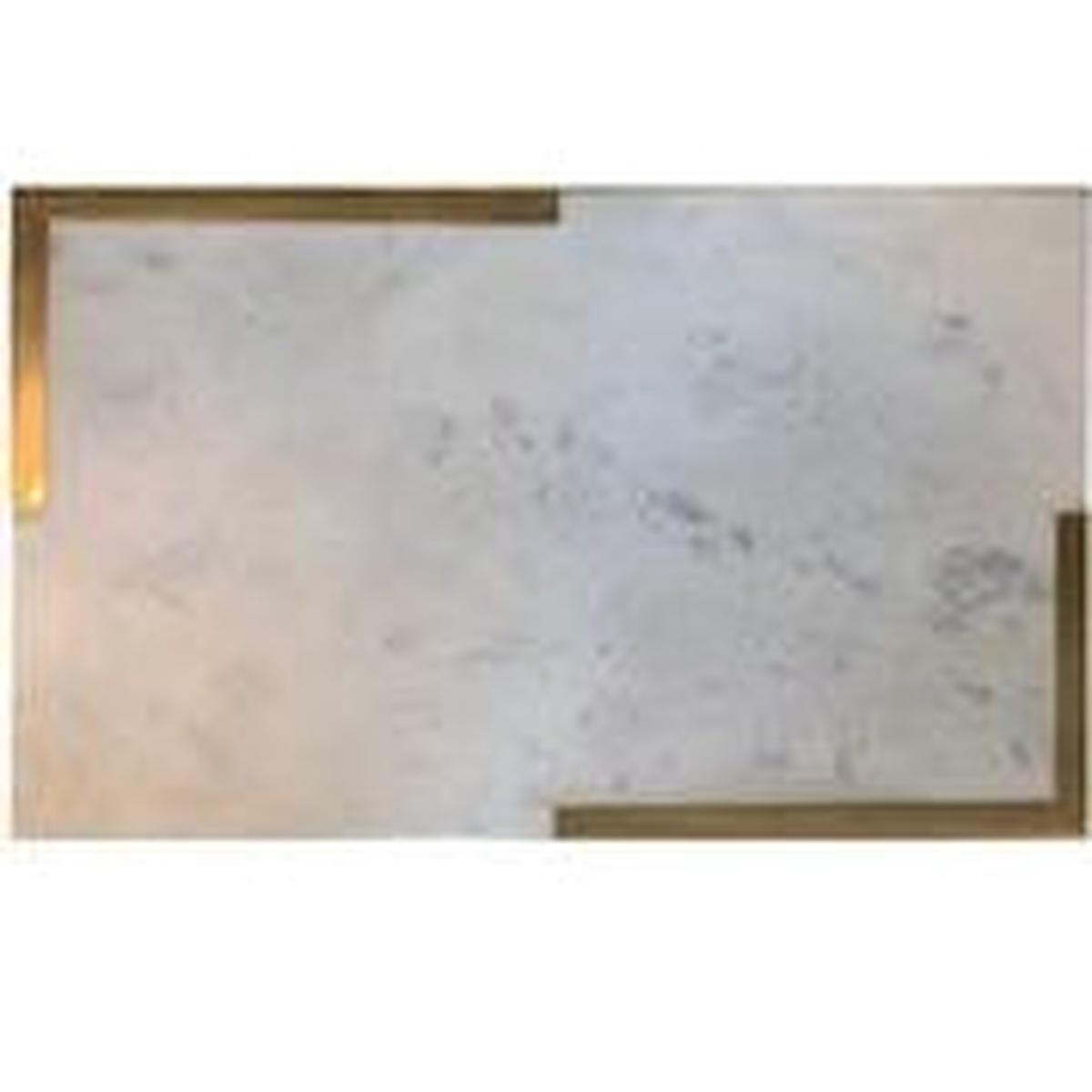 TRAYDIM38 5COLORWHITE MARBLEBRASS