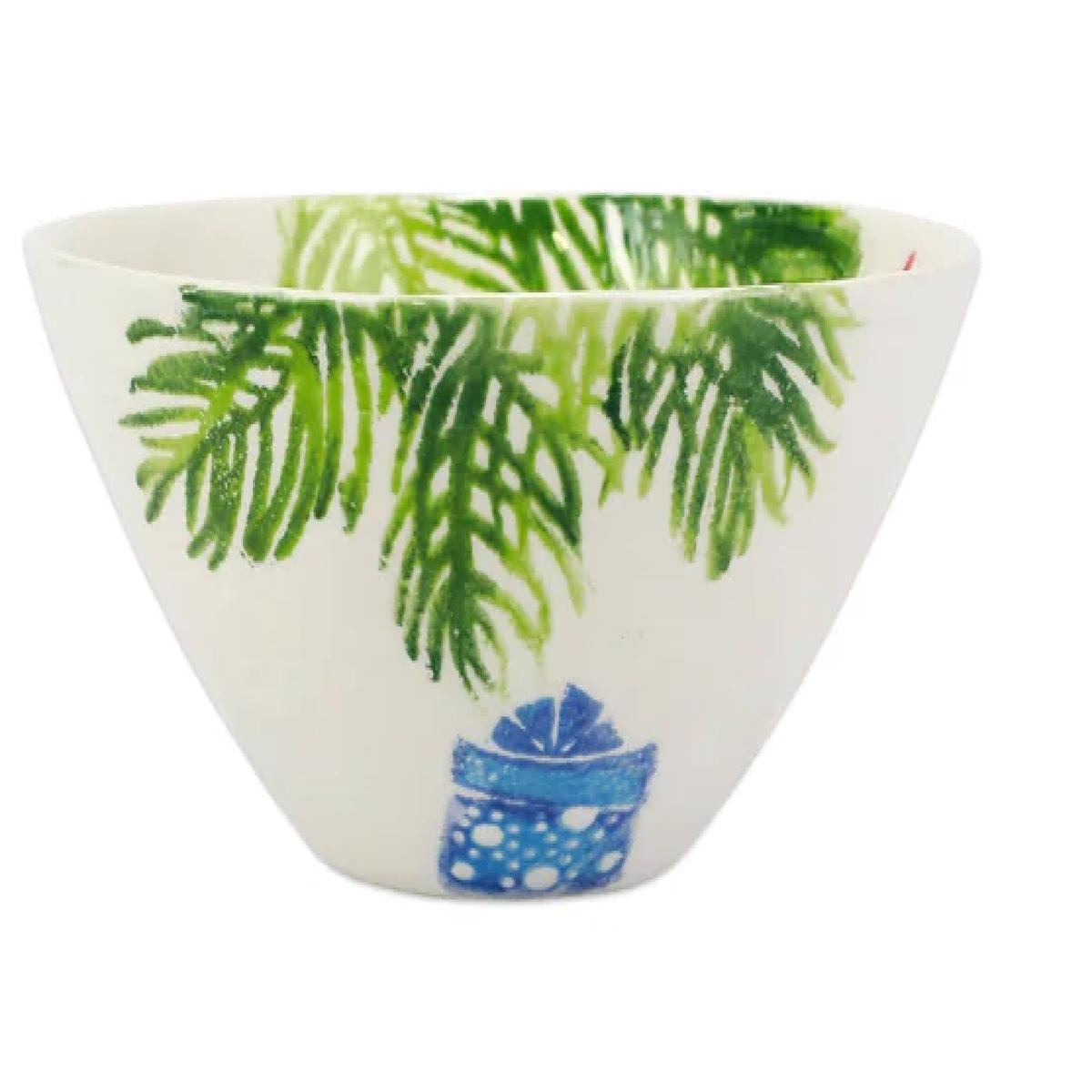Vietri Nutcracker Drum Bowl